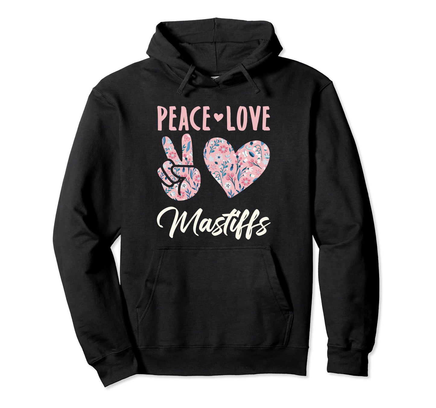 Peace Love Mastifffs Gifts And Sweatshirt - Minimalist Print for Adults - T-Shirt, Sweatshirt, Hoodie