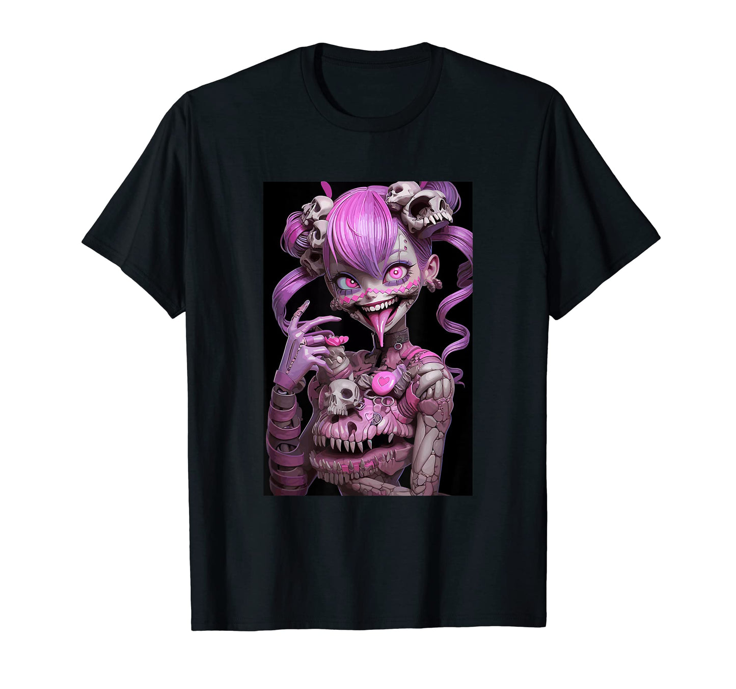 Anime Yami Kawaii Edgy Aesthetic T-Shirt - Custom Art Print for Adults - T-Shirt, Sweatshirt, Hoodie
