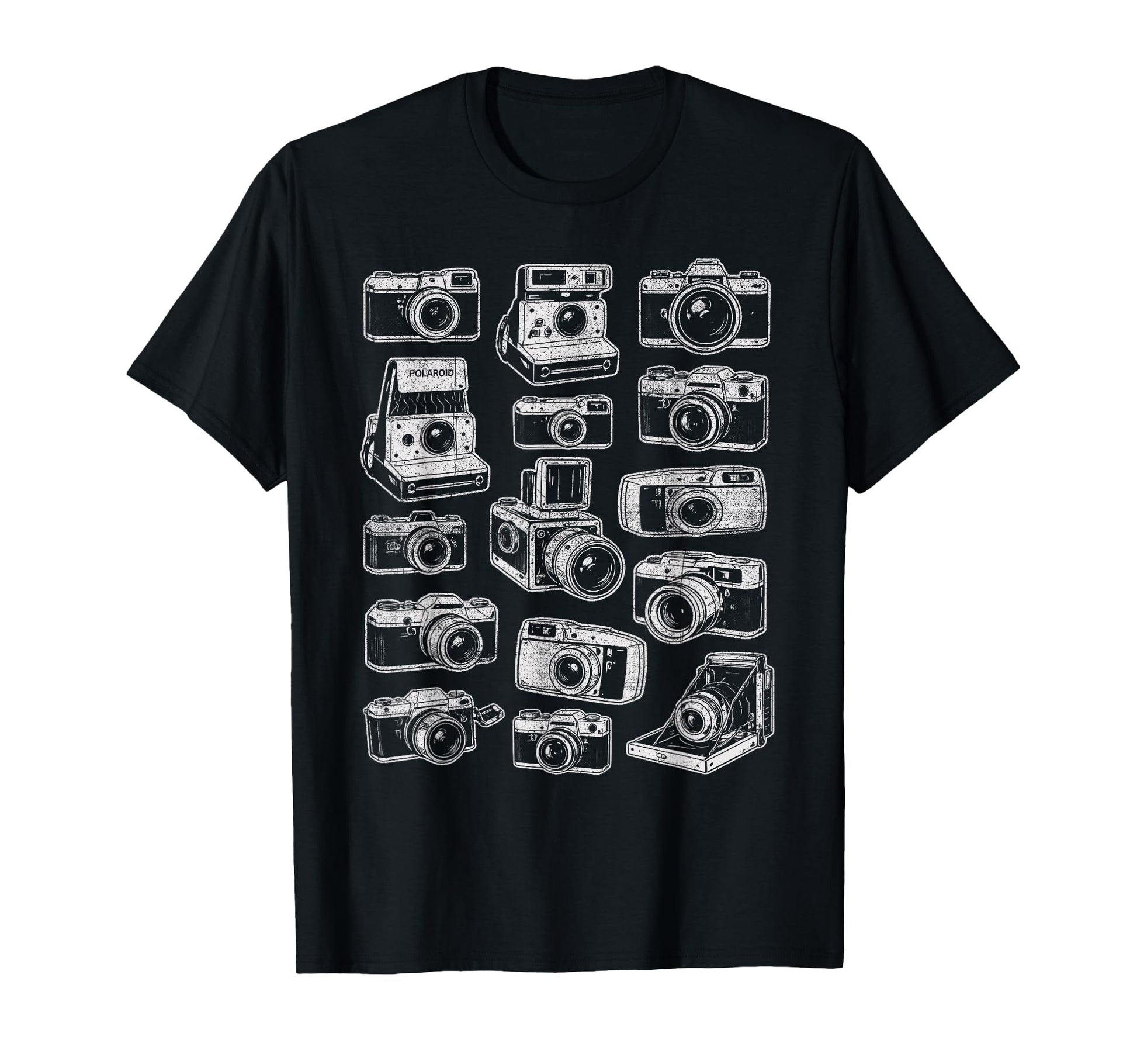Photographer Camera Collection Photography T-Shirt - Graphic Print Unisex - T-Shirt, Sweatshirt, Hoodie