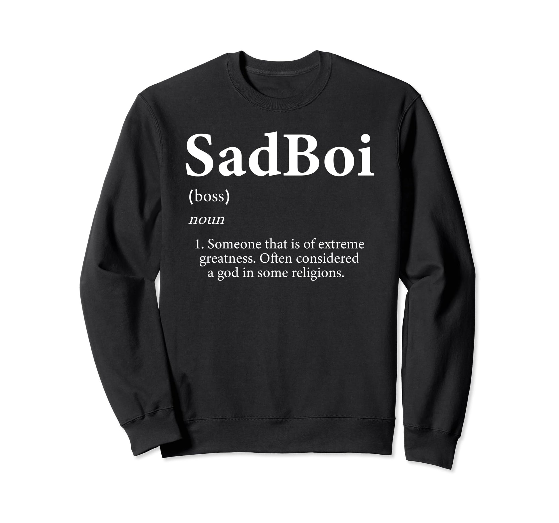 Sad Boi Definition Vaporwave Aesthetic Sweatshirt - Unique Graphic Unisex - T-Shirt, Sweatshirt, Hoodie