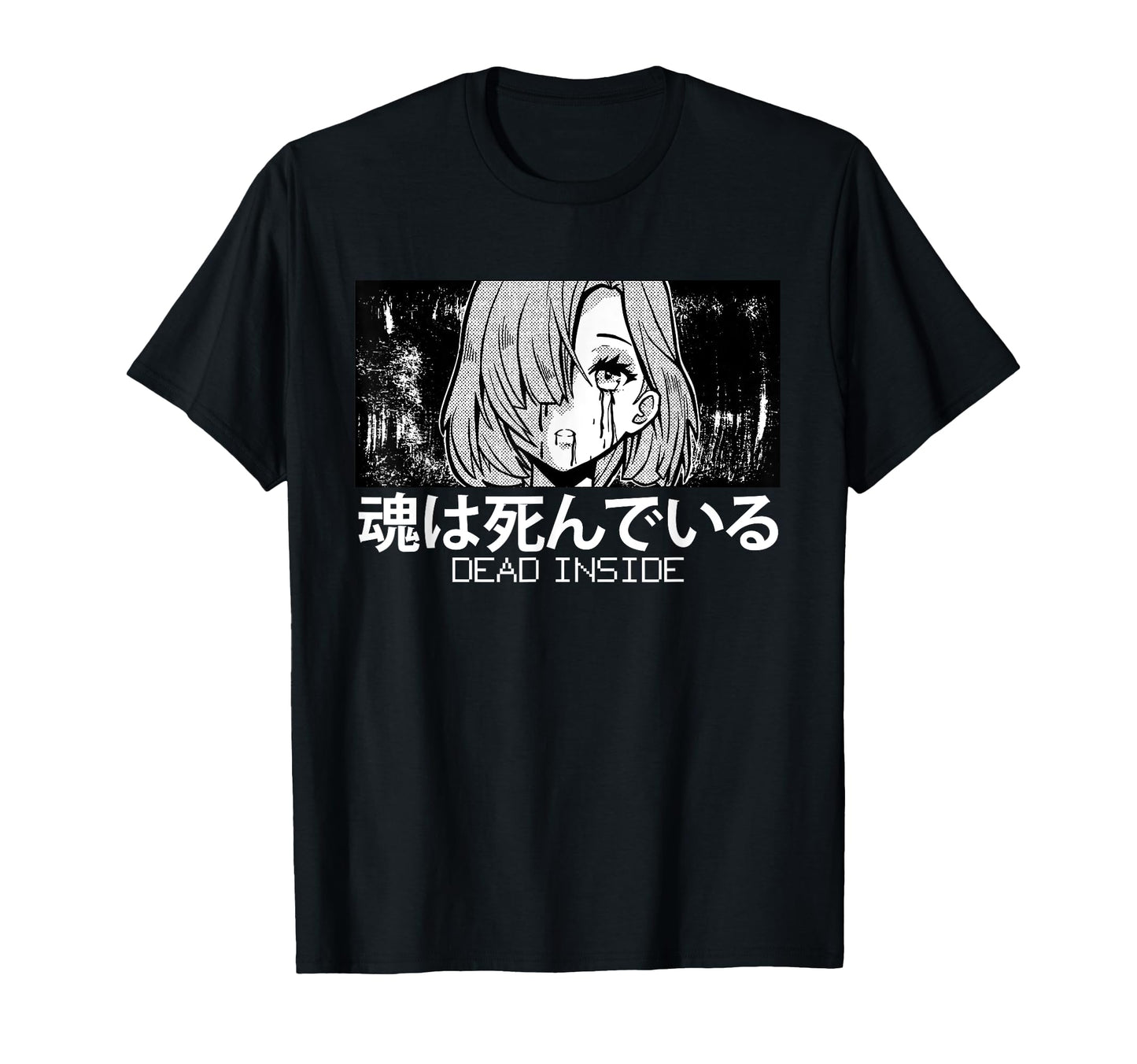 Aesthetic Anime Dead Inside Waifu T-Shirt - Fun Novelty Design for Adults - T-Shirt, Sweatshirt, Hoodie