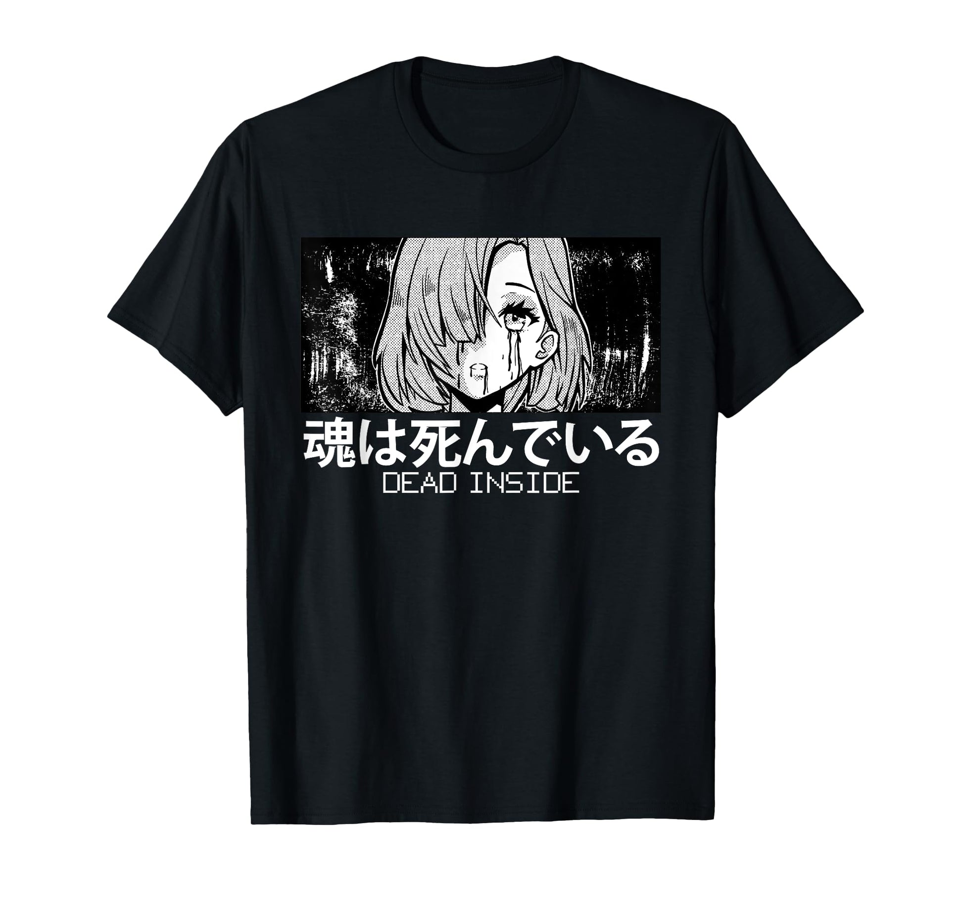Aesthetic Anime Dead Inside Waifu T-Shirt - Fun Novelty Design for Adults - T-Shirt, Sweatshirt, Hoodie
