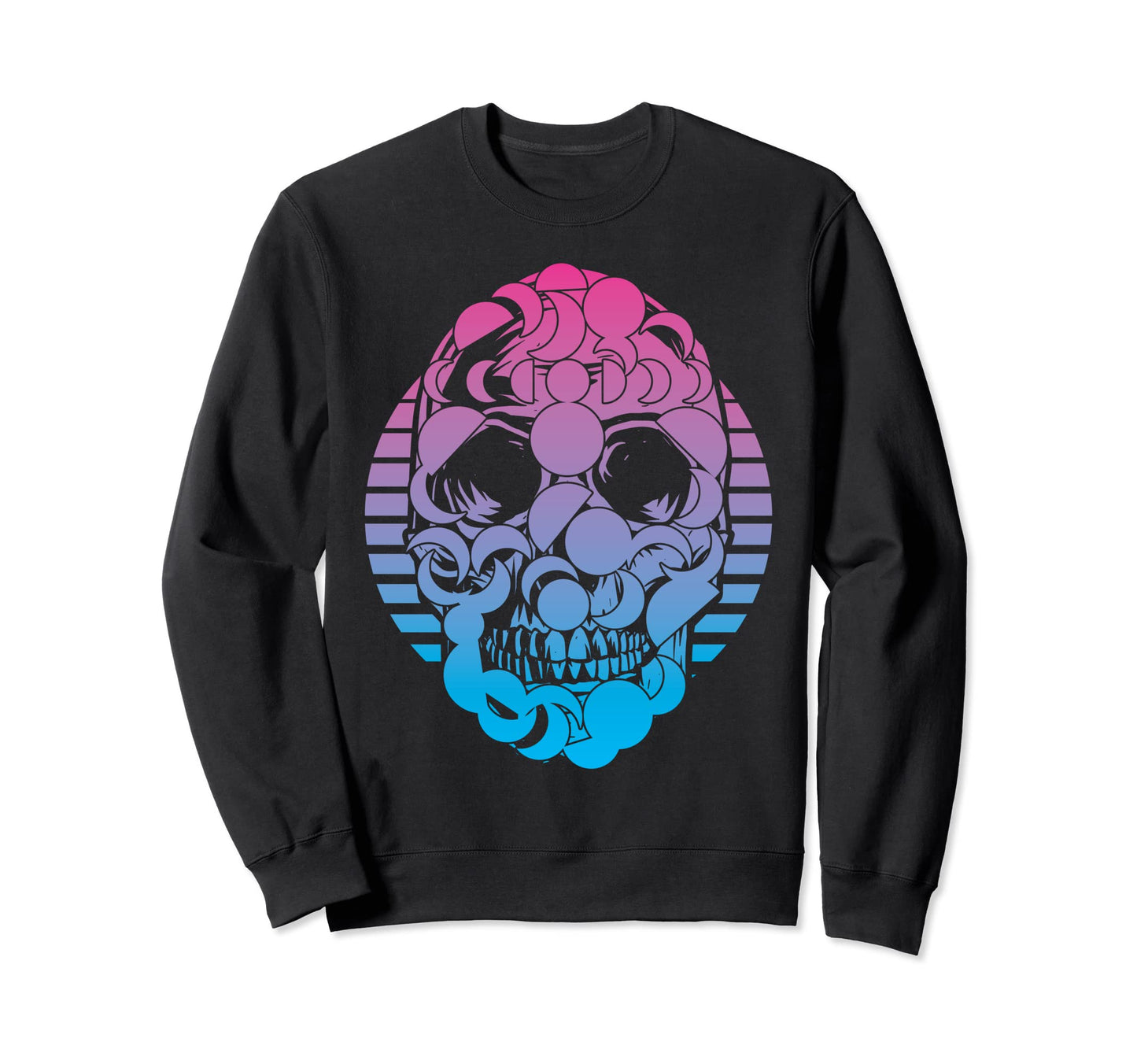 Moons Vaporwave Aesthetic Sweatshirt - Graphic Print for Adults - T-Shirt, Sweatshirt, Hoodie