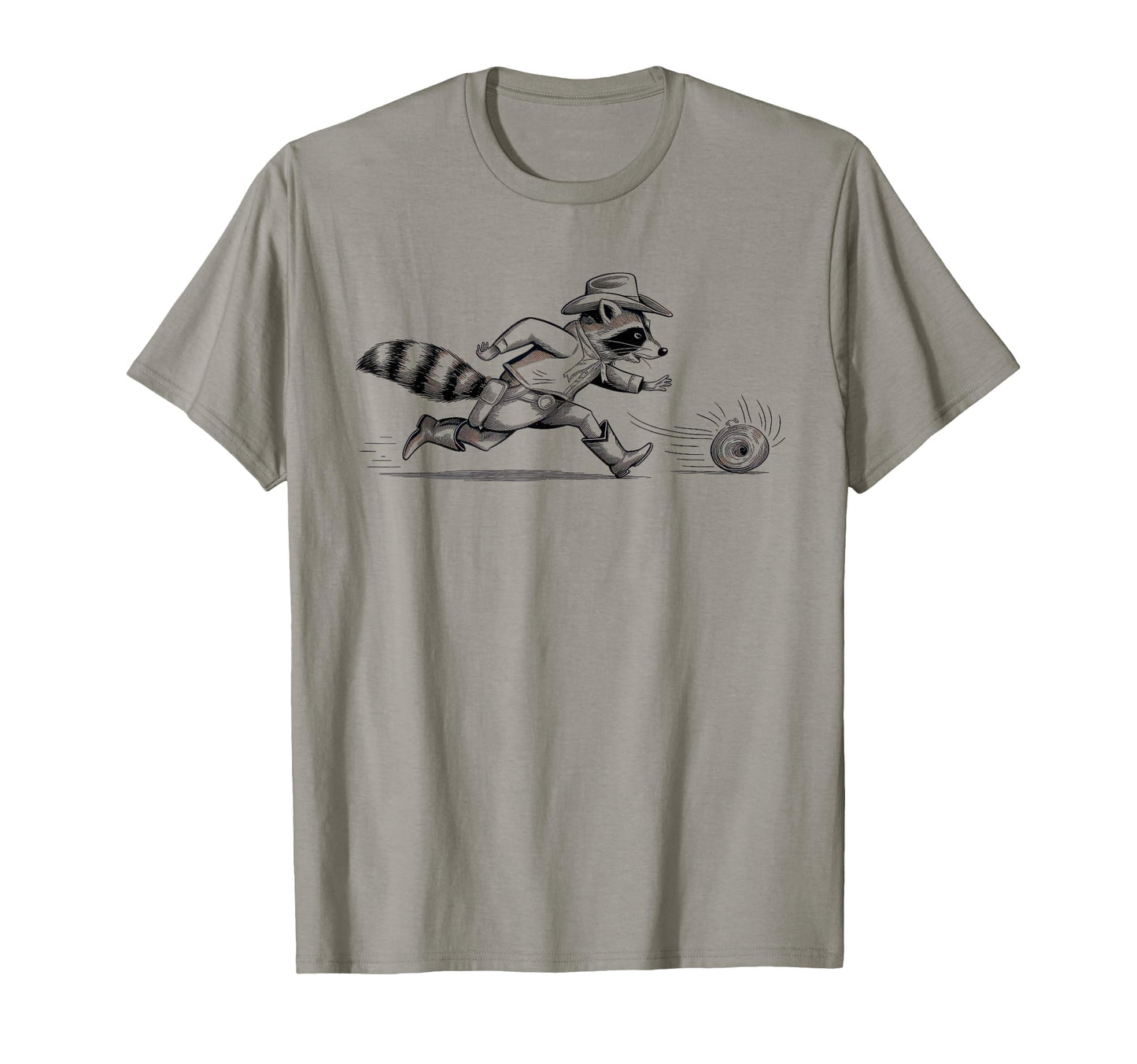 Raccoon 90S Country Music Western T-Shirt - Novelty Apparel Men Women - T-Shirt, Sweatshirt, Hoodie
