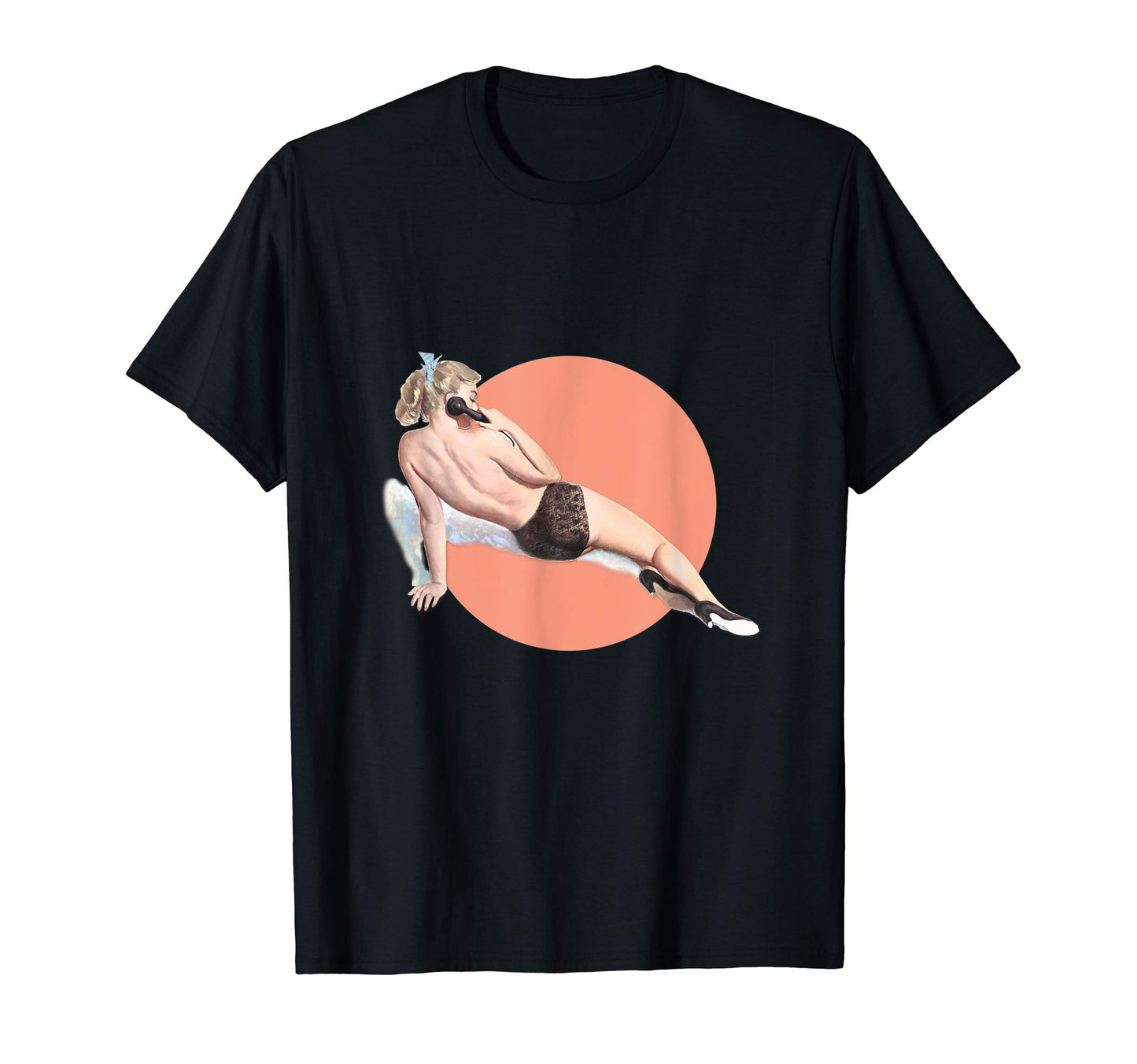 1940S Pin Up Sexy American Art T-Shirt - Streetwear Style for Adults - T-Shirt, Sweatshirt, Hoodie