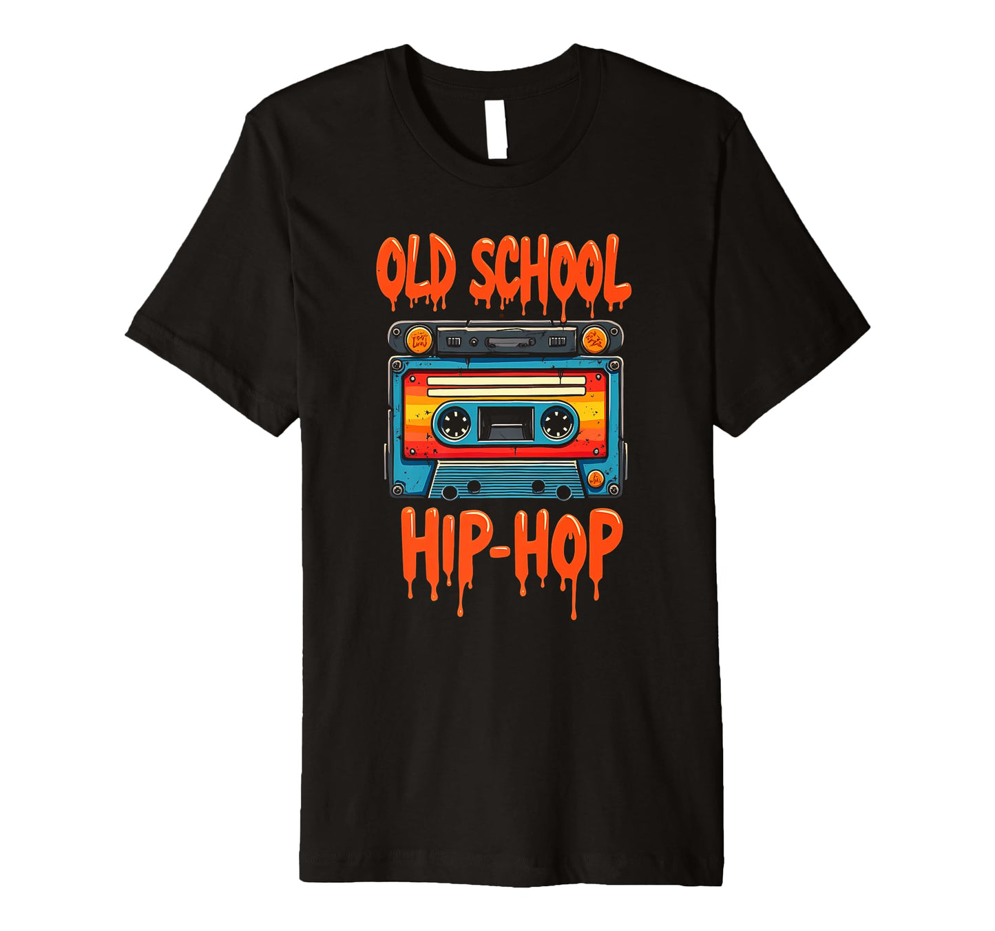 Fun Old School Hiphop Cassette T-Shirt - Minimalist Print Men Women - T-Shirt, Sweatshirt, Hoodie