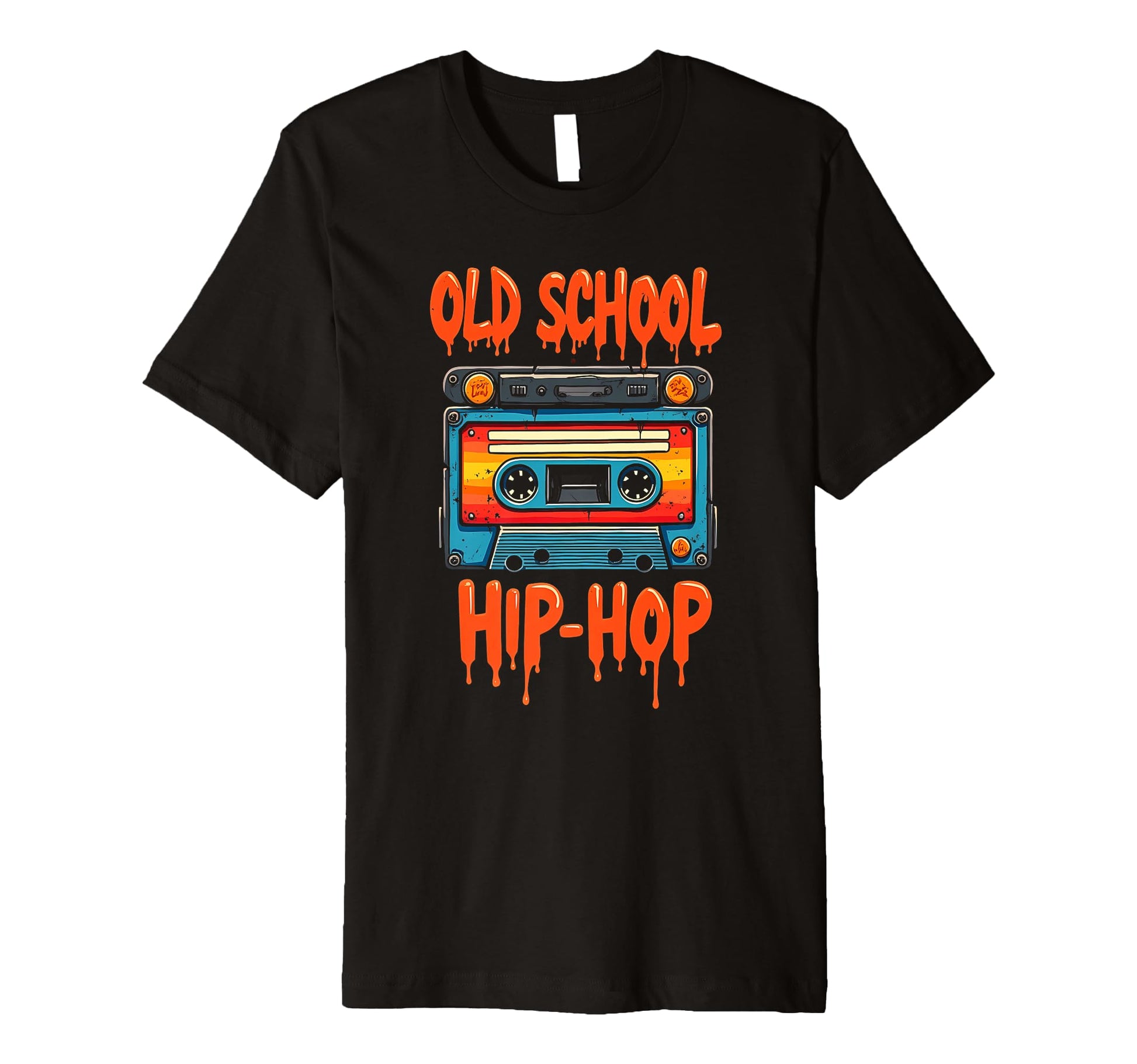Fun Old School Hiphop Cassette T-Shirt - Minimalist Print Men Women - T-Shirt, Sweatshirt, Hoodie