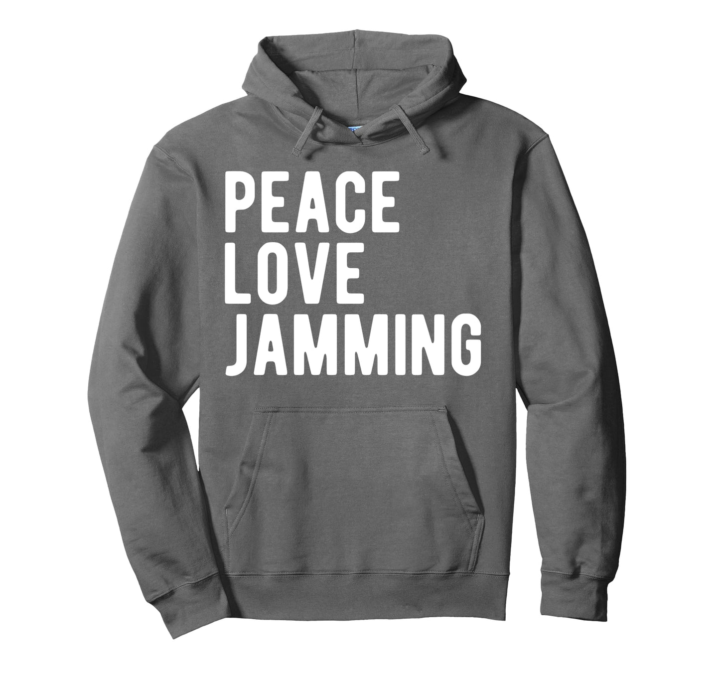 Funny Jamming Lover Hobby Peace Love Hoodie - Casual Everyday Wear Unisex - T-Shirt, Sweatshirt, Hoodie