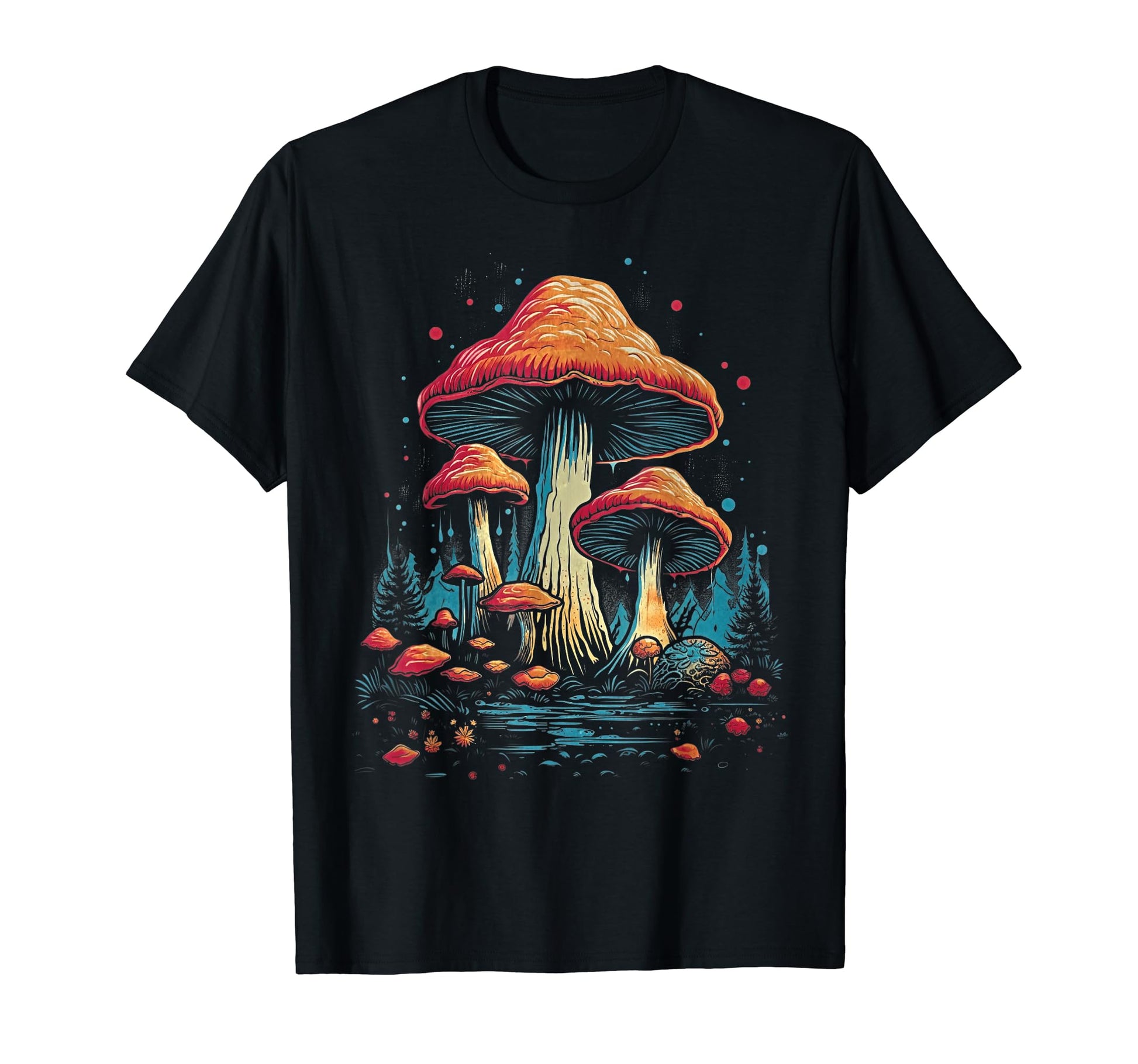 90S Grunge Mushroom Art Aesthetic T-Shirt - Graphic Print Men Women - T-Shirt, Sweatshirt, Hoodie