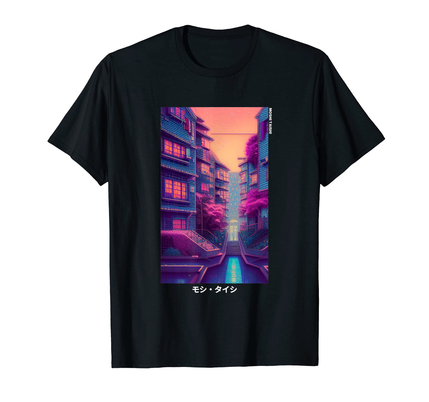 90S Japanese Vaporwave Art Otaku T-Shirt - Casual Everyday Wear for Adults - T-Shirt, Sweatshirt, Hoodie