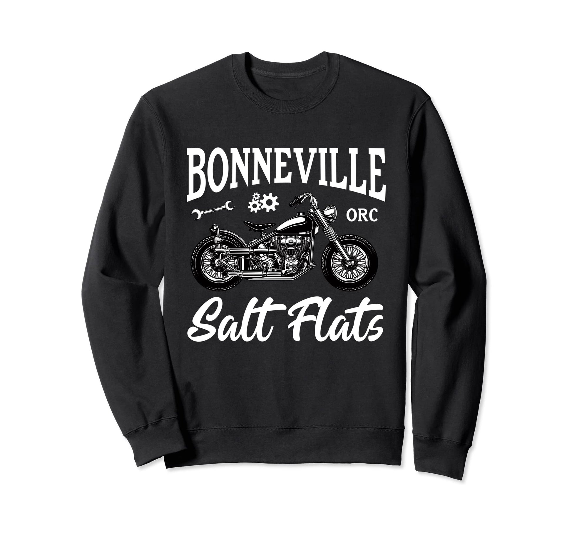 Bonneville Salt Flats Motorcycle Racing Sweatshirt - Novelty Apparel Unisex - T-Shirt, Sweatshirt, Hoodie