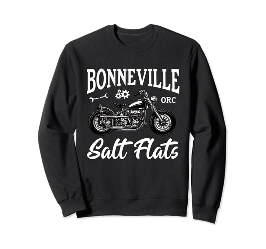 Bonneville Salt Flats Motorcycle Racing Sweatshirt - Novelty Apparel Unisex - T-Shirt, Sweatshirt, Hoodie