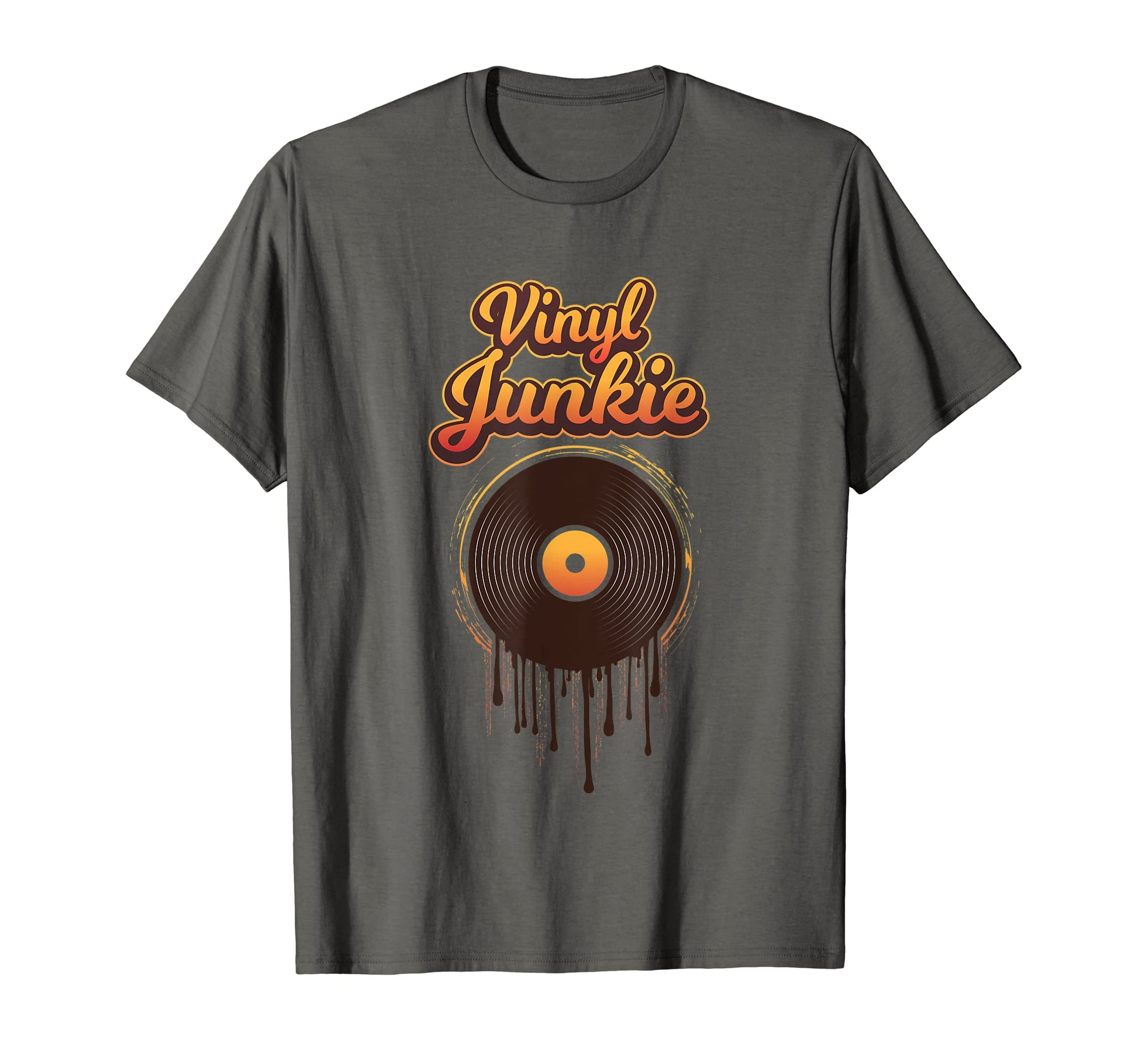 Vinyl Junkie Record Player Music T-Shirt - Novelty Apparel Men Women - T-Shirt, Sweatshirt, Hoodie