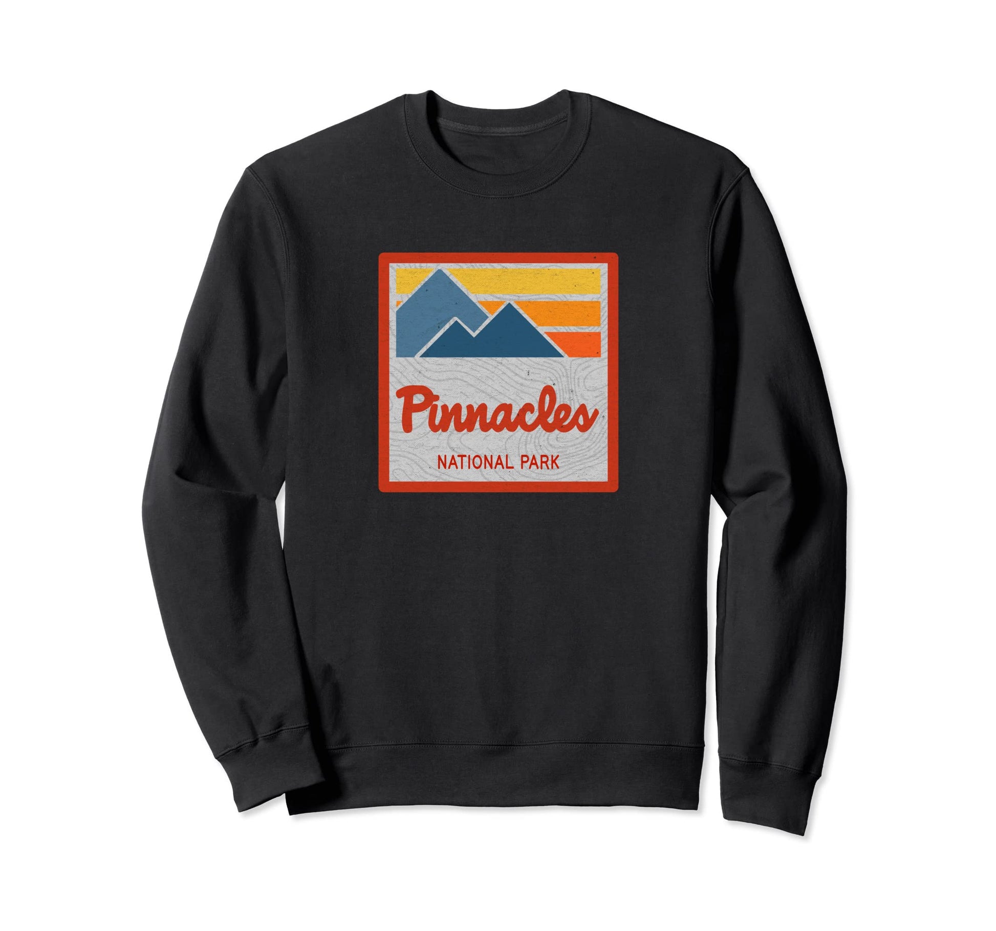 Pinnacles National Park Stripes Sweatshirt - Fun Novelty Design Unisex - T-Shirt, Sweatshirt, Hoodie