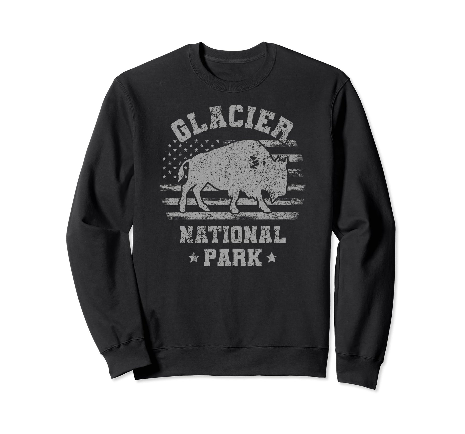 Glacier National Park Us Glacier Sweatshirt - Unique Graphic Unisex - T-Shirt, Sweatshirt, Hoodie