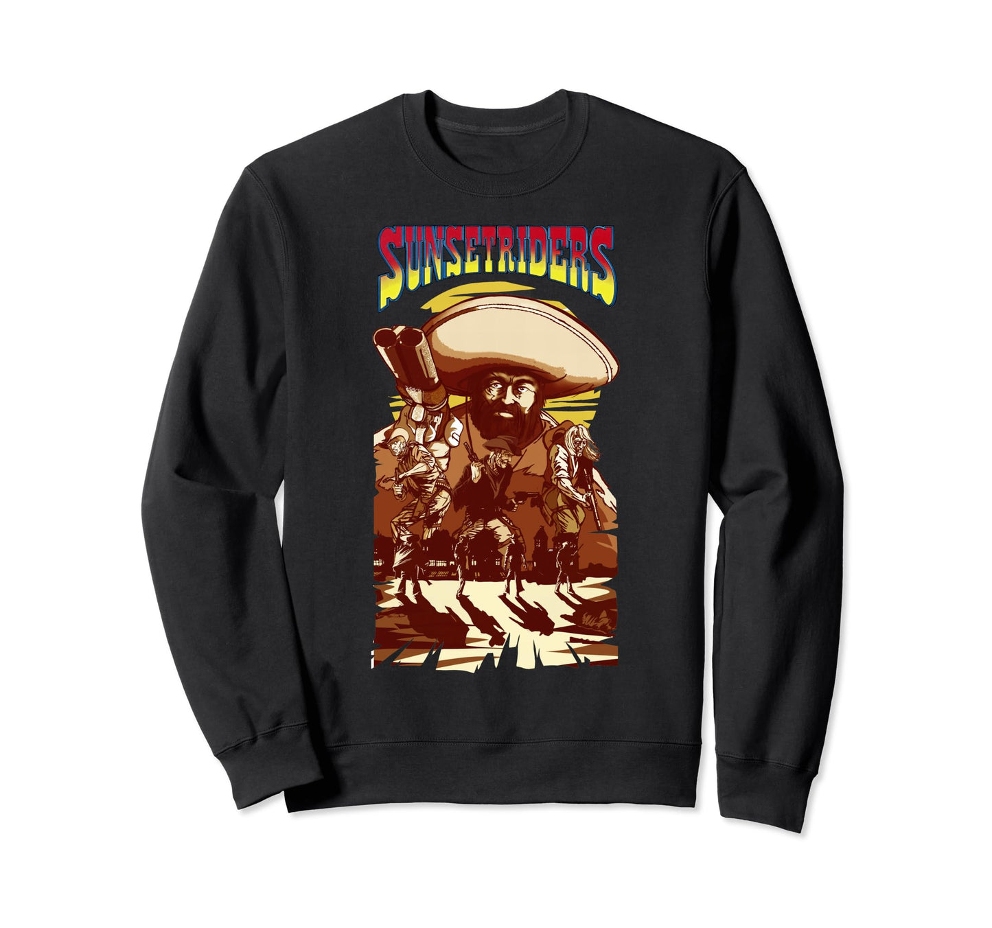 Sunset Riders Movie Custom Wild Sweatshirt - Trendy Graphic for Adults - T-Shirt, Sweatshirt, Hoodie