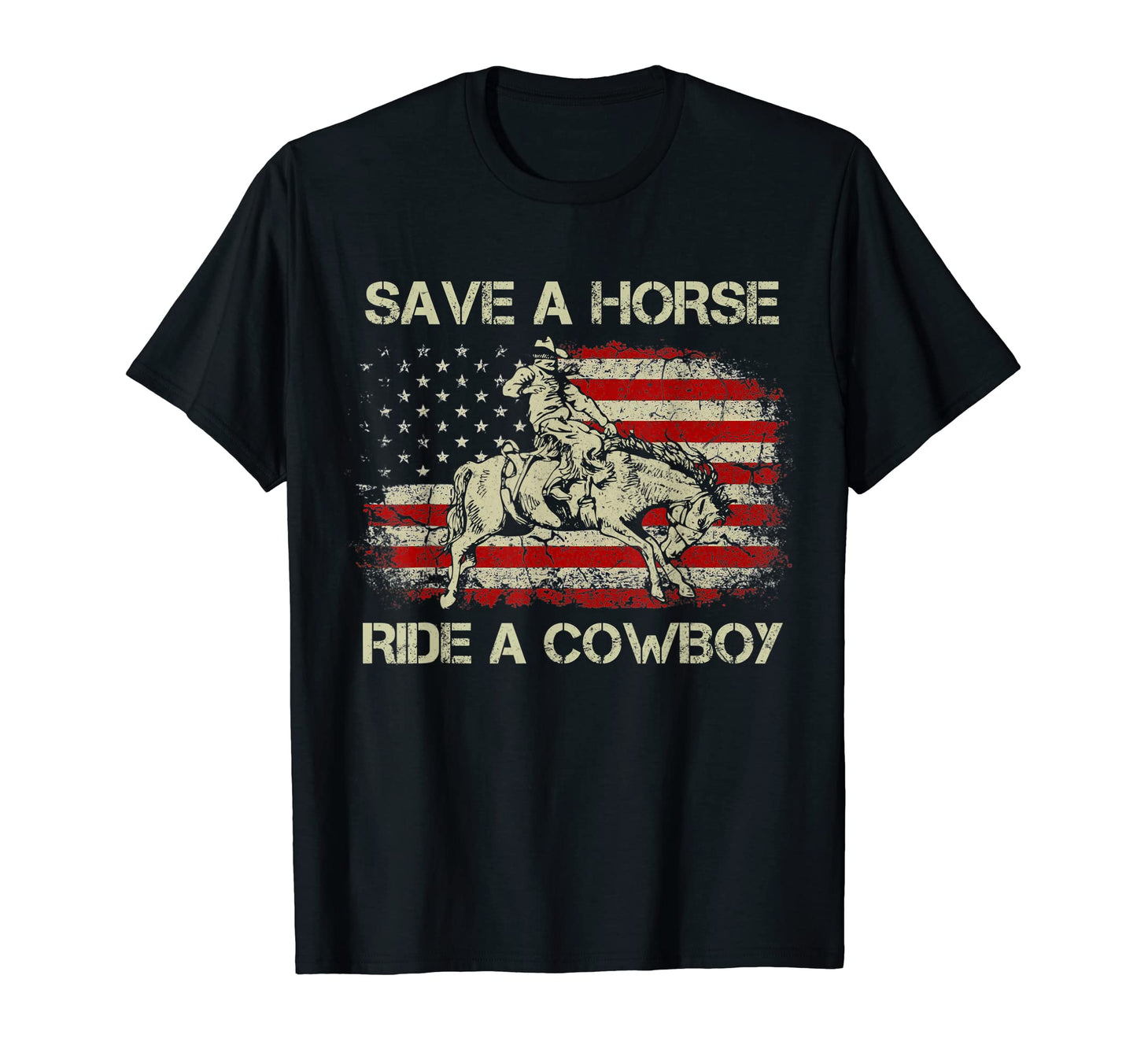 Save Horse Ride Cowboy Western Rodeo T-Shirt - Trendy Graphic for Adults - T-Shirt, Sweatshirt, Hoodie