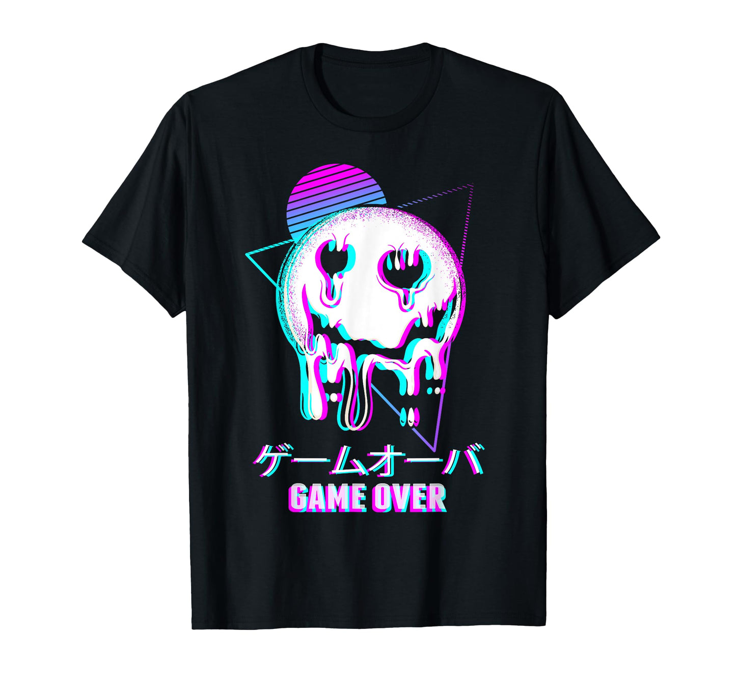 Game Over Aesthetic Goth Vaporwave T-Shirt - Fun Novelty Design Men Women - T-Shirt, Sweatshirt, Hoodie