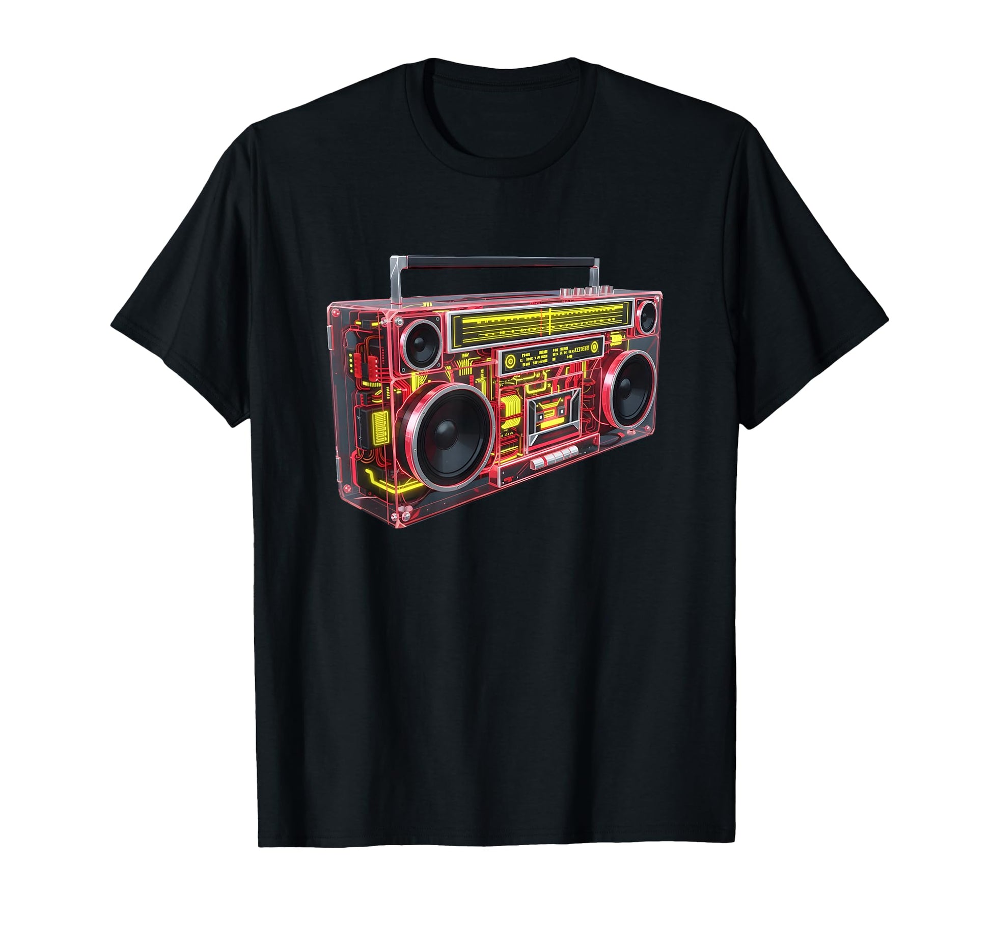 Boombox Old School Cassette Tape T-Shirt - Minimalist Print Unisex - T-Shirt, Sweatshirt, Hoodie