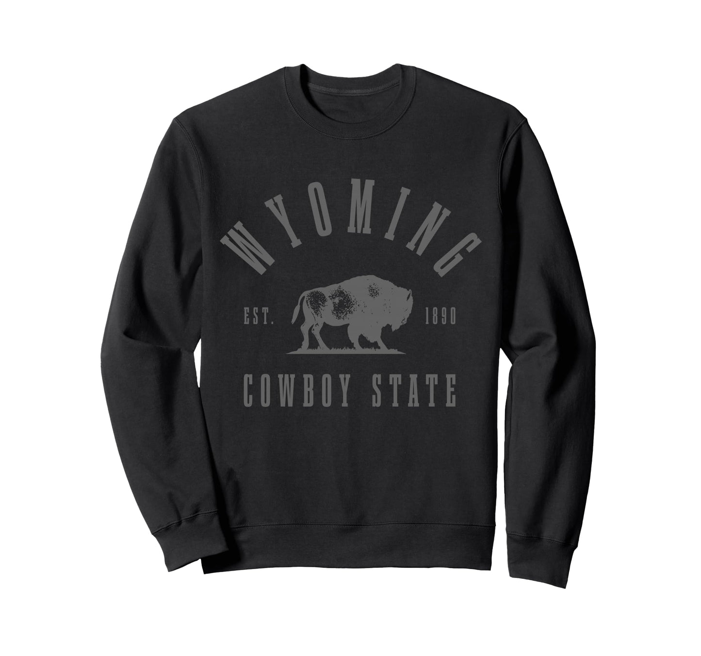 Wyoming East 1890 Cowboy State Sweatshirt - Fun Novelty Design Men Women - T-Shirt, Sweatshirt, Hoodie