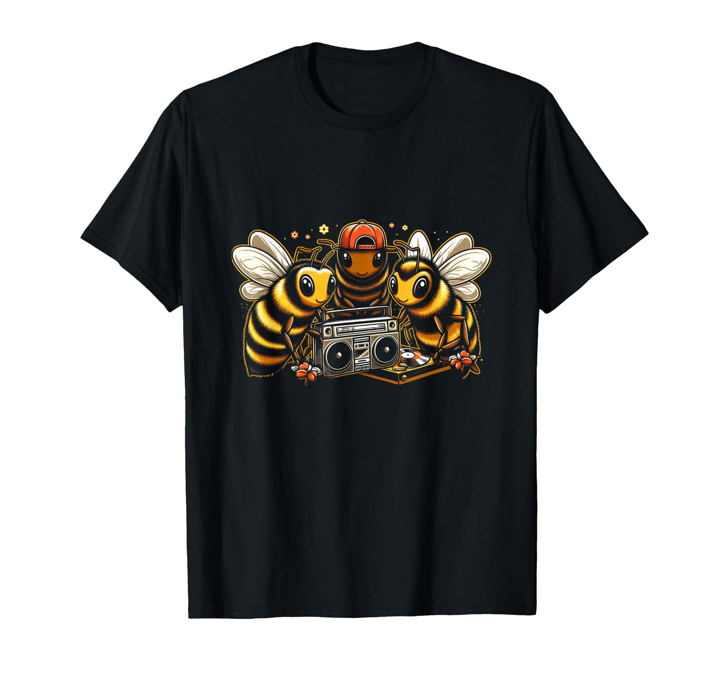 Bee Hip Hop Oldschool Rap Lover T-Shirt - Streetwear Style Men Women - T-Shirt, Sweatshirt, Hoodie