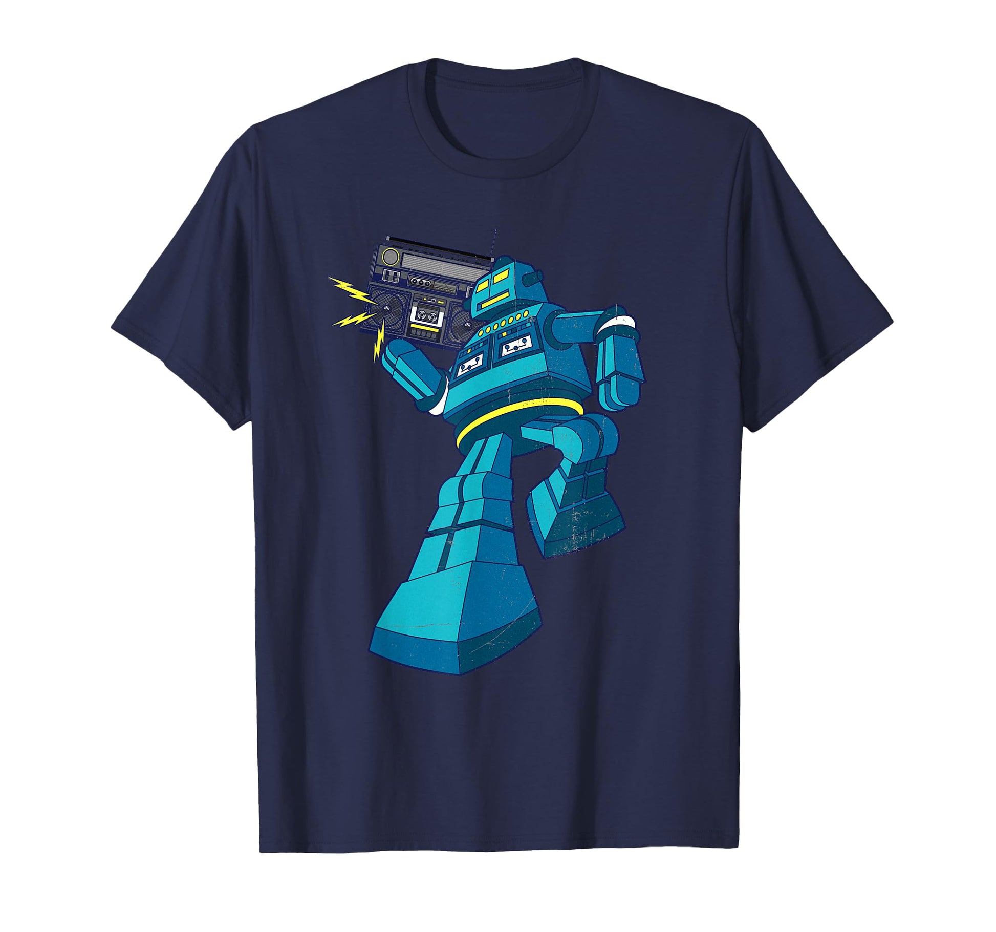 Robot Walkman Boombox Cassette Tape T-Shirt - Fun Novelty Design Unisex - T-Shirt, Sweatshirt, Hoodie