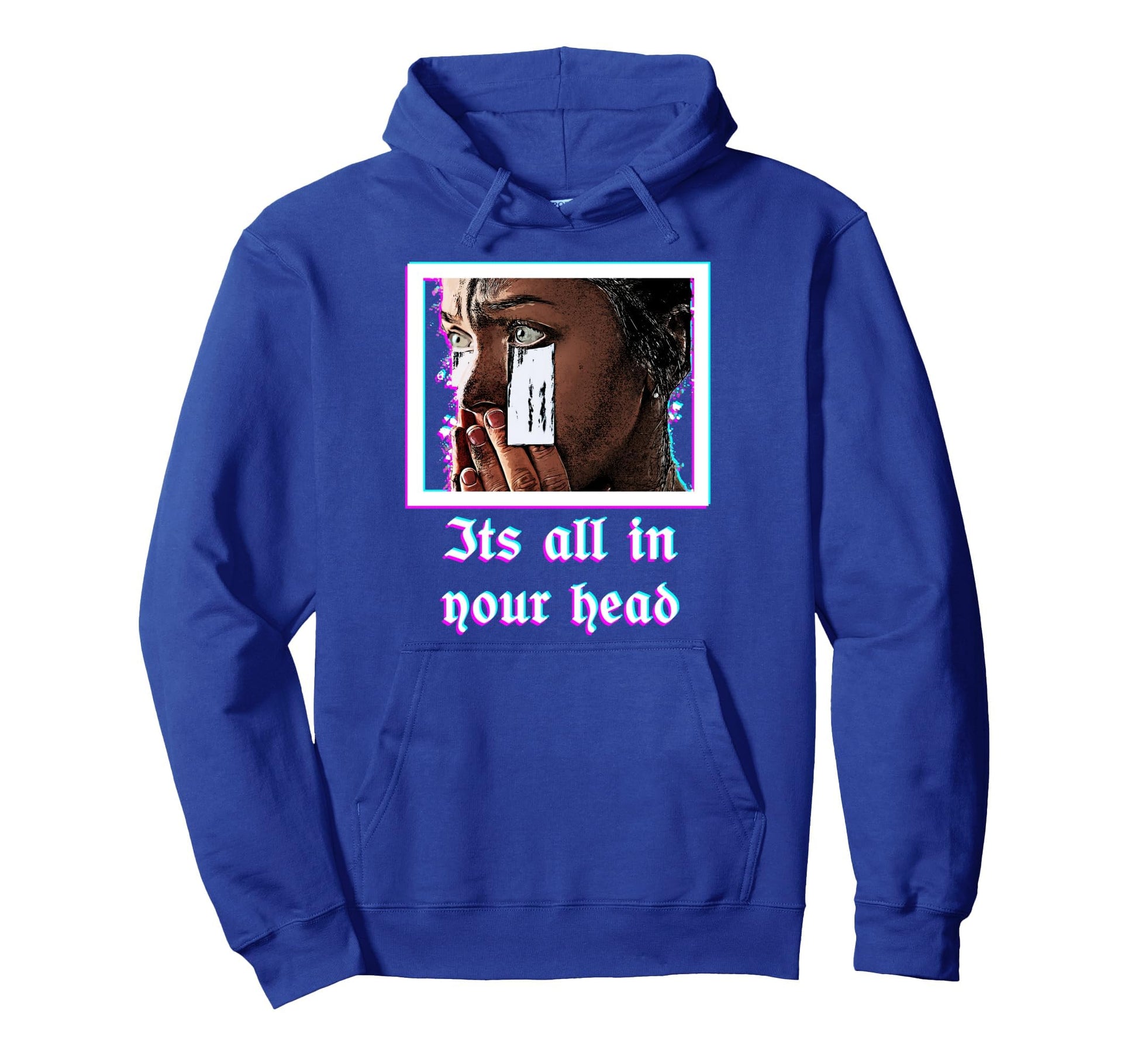 Tears Aesthetic Sad Vaporwave Hoodie - Novelty Apparel for Adults - T-Shirt, Sweatshirt, Hoodie