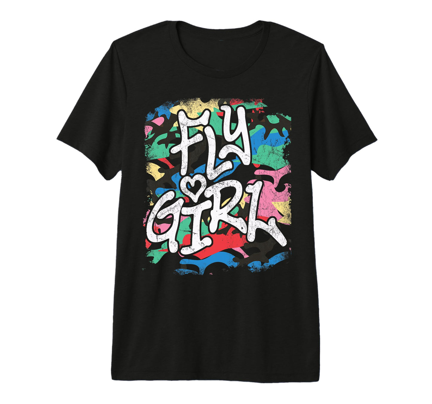 Fly 80S 90S Old School Distressed T-Shirt - Streetwear Style for Adults - T-Shirt, Sweatshirt, Hoodie
