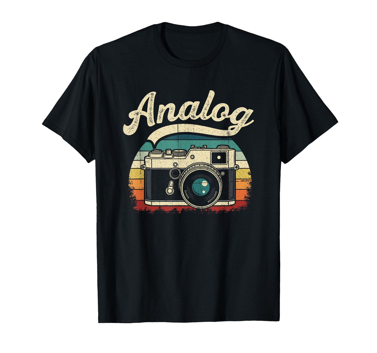 Analogue Camera Sunset T-Shirt - Trendy Graphic Men Women - T-Shirt, Sweatshirt, Hoodie