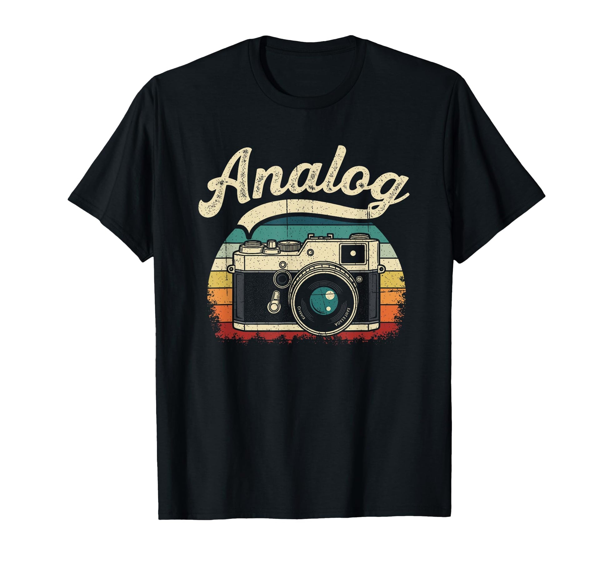 Analogue Camera Sunset T-Shirt - Trendy Graphic Men Women - T-Shirt, Sweatshirt, Hoodie