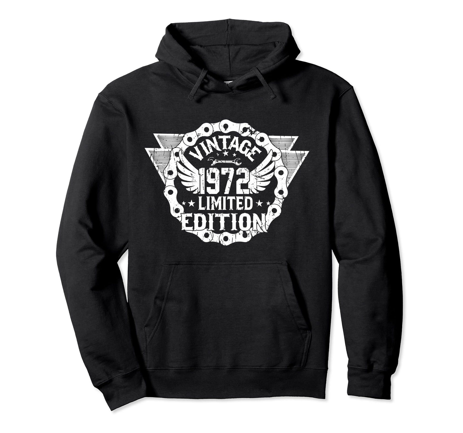 1972 Motorcycle Hoodie - Trendy Graphic for Adults - T-Shirt, Sweatshirt, Hoodie