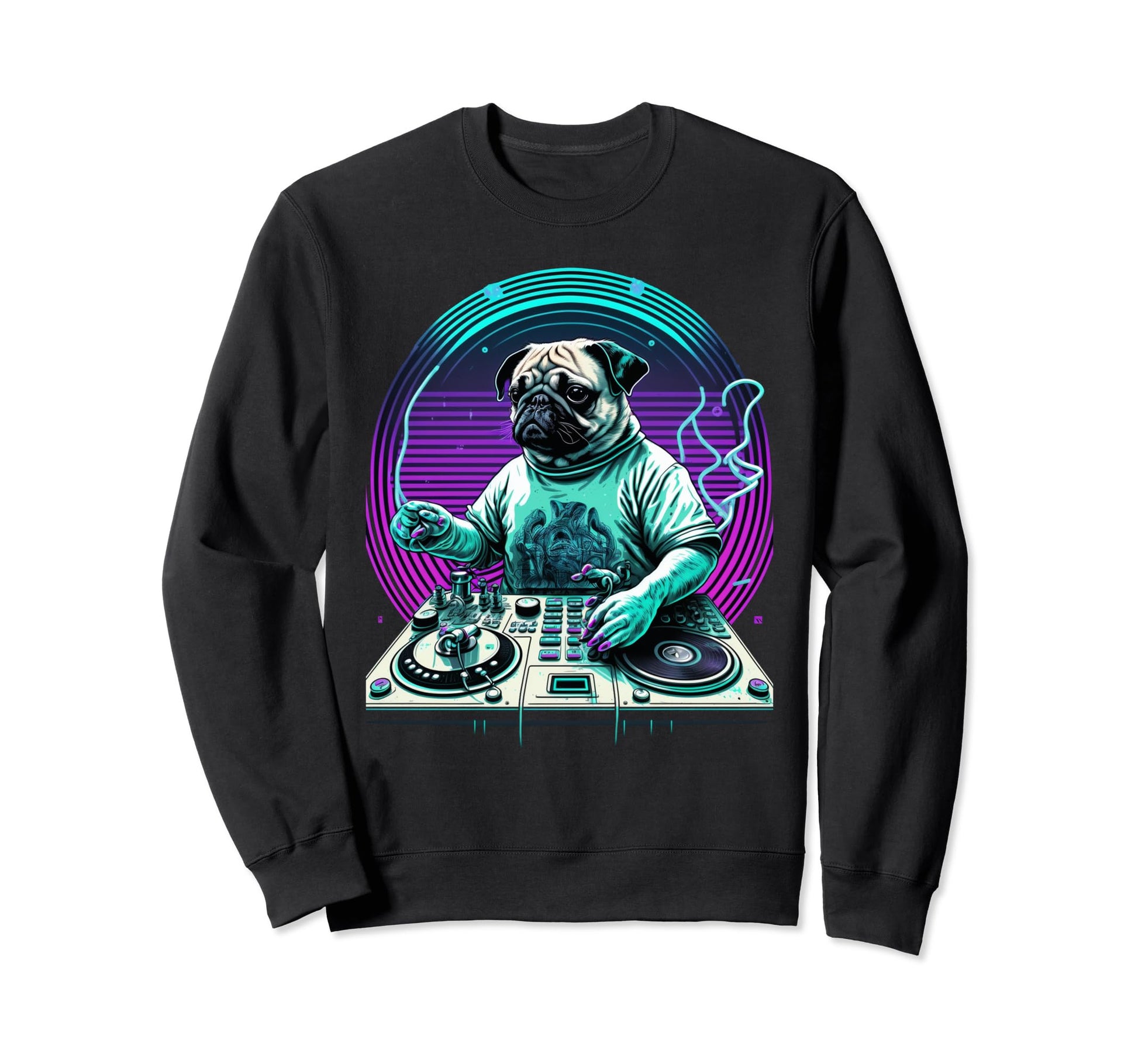 Vaporwave Aesthetic Music Sweatshirt - Trendy Graphic Men Women - T-Shirt, Sweatshirt, Hoodie