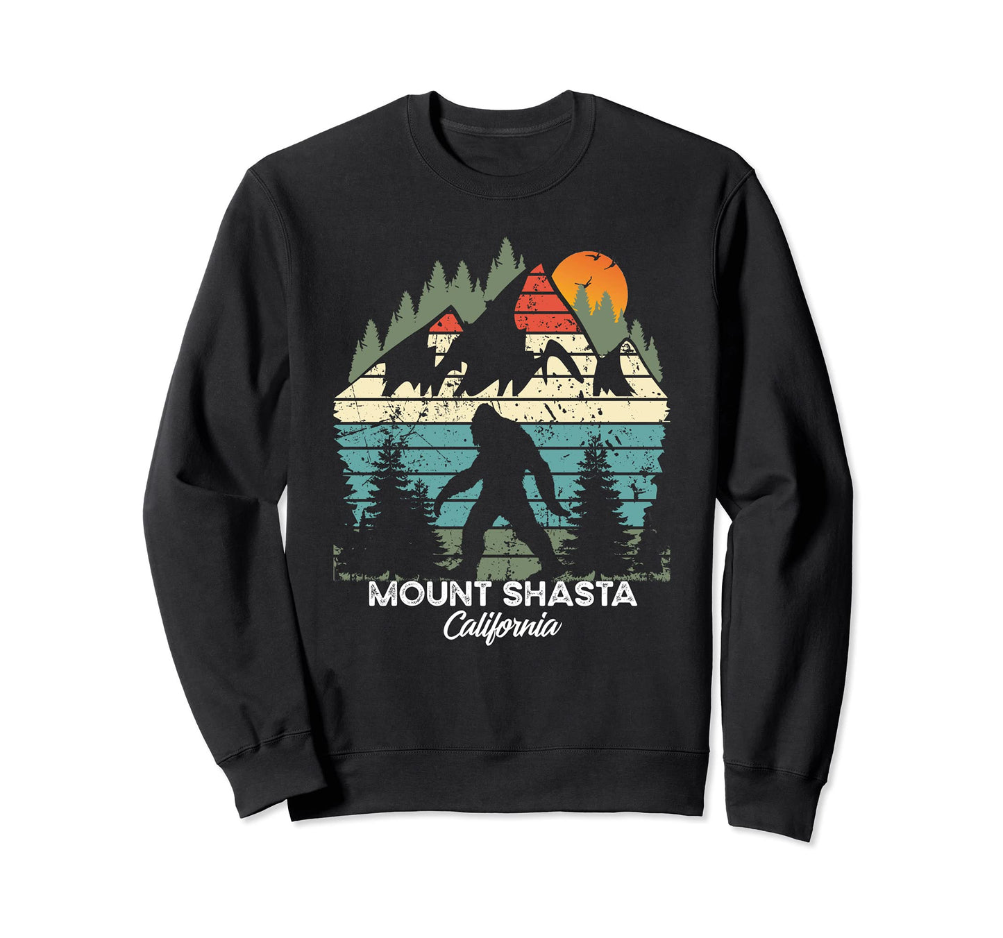 Mount Shasta California National Sweatshirt - Custom Art Print Men Women - T-Shirt, Sweatshirt, Hoodie
