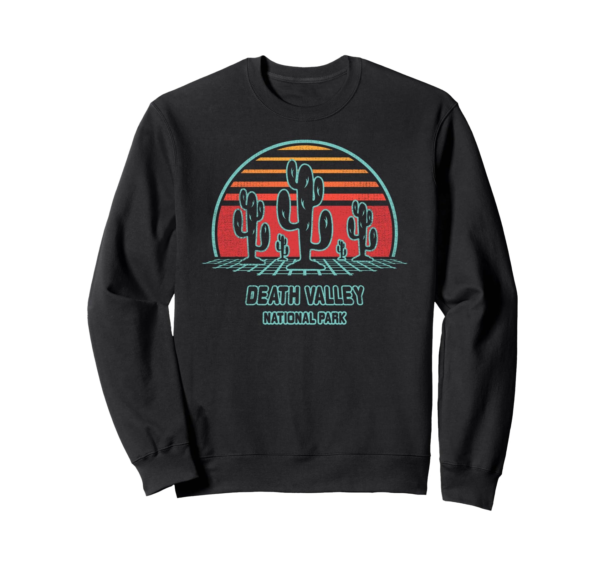 Death Valley National Park Hiking 80S Sweatshirt - Minimalist Print Unisex - T-Shirt, Sweatshirt, Hoodie
