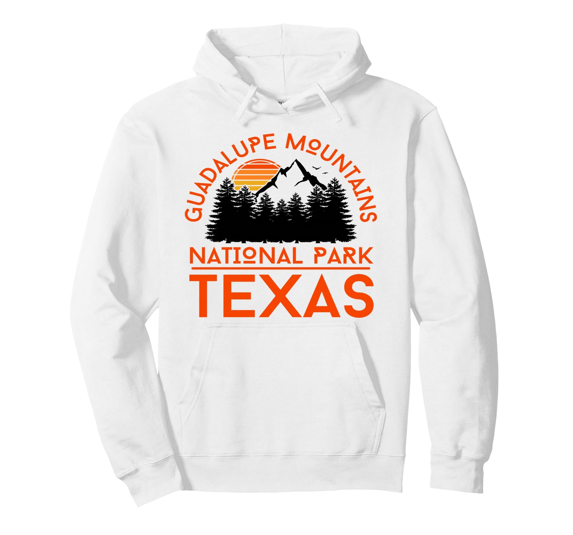 Guadalupe Mountains National Park Hoodie - Minimalist Print Men Women - T-Shirt, Sweatshirt, Hoodie
