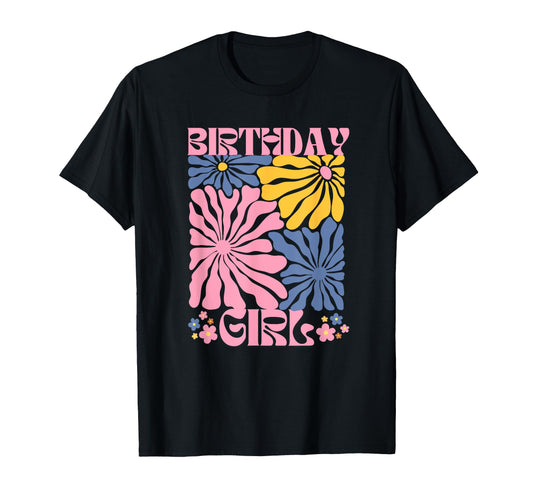 Birthday Boho Flowers T-Shirt - Novelty Apparel for Adults - T-Shirt, Sweatshirt, Hoodie