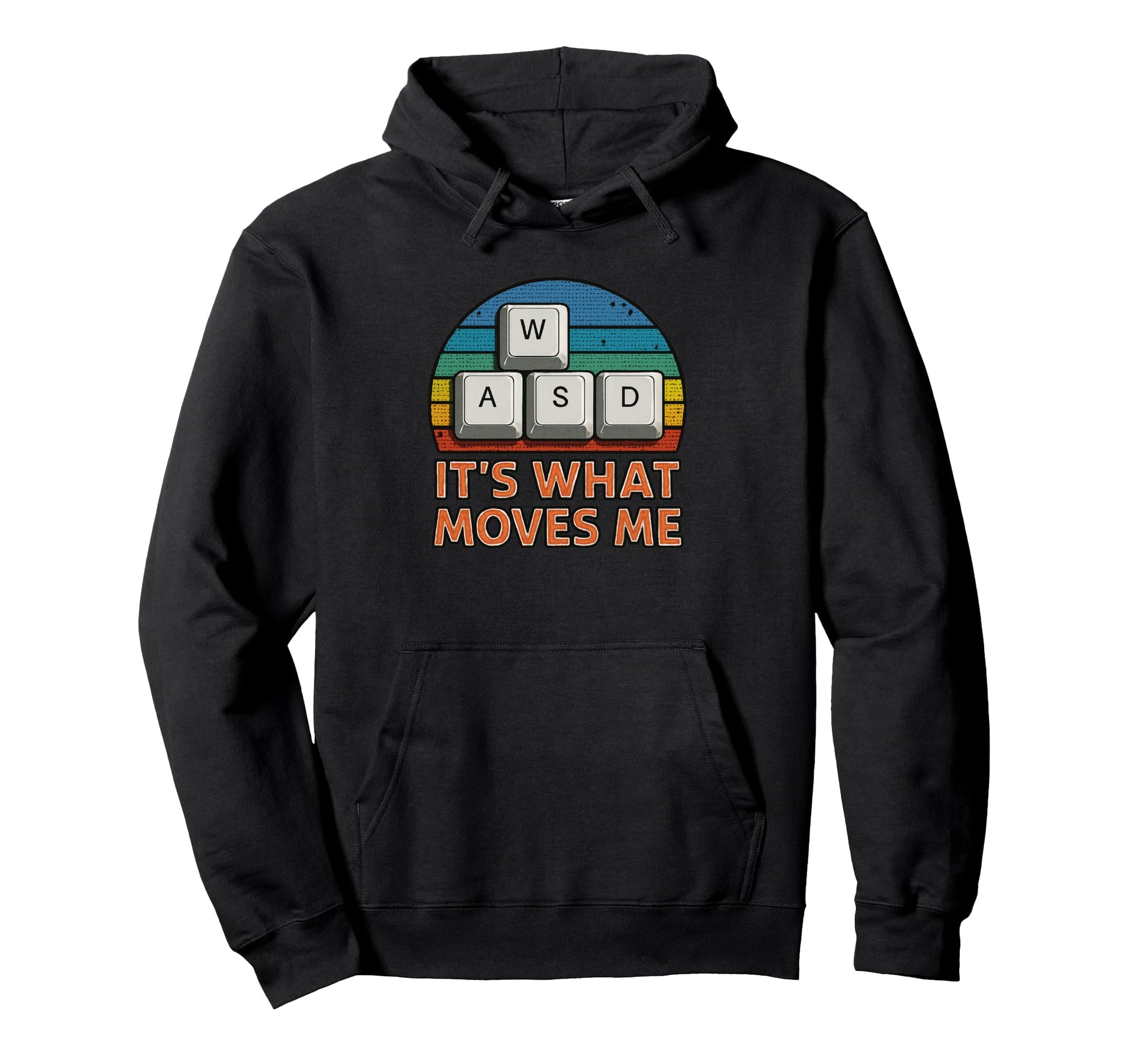 Wasd Gamer Keys Illustration Hoodie - Graphic Print Unisex - T-Shirt, Sweatshirt, Hoodie