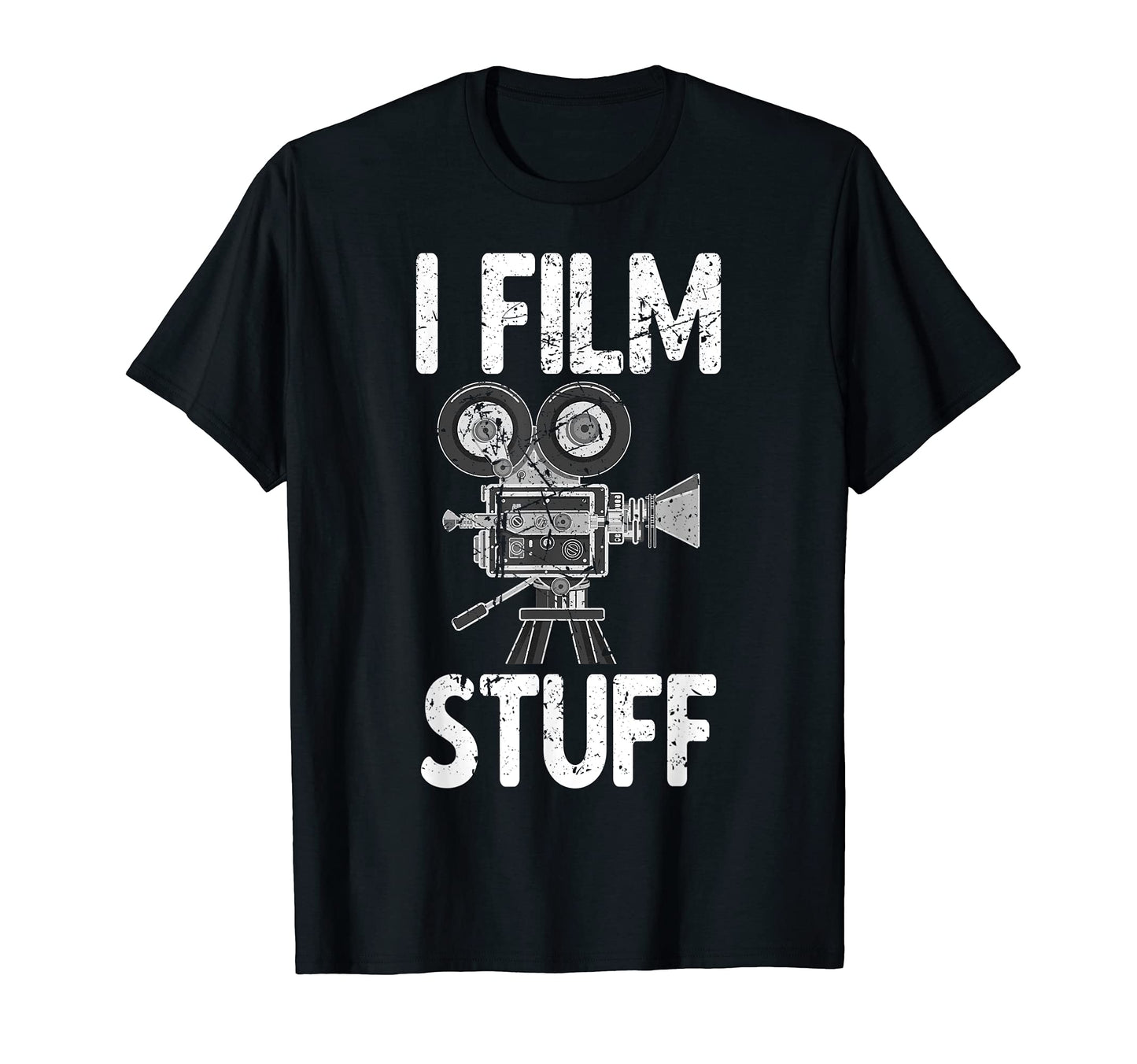 I Film Stuff Filmmaker Funny Video T-Shirt - Novelty Apparel for Adults - T-Shirt, Sweatshirt, Hoodie