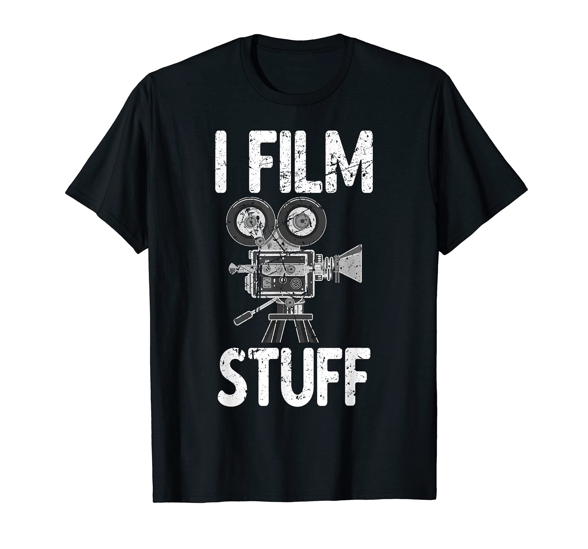 I Film Stuff Filmmaker Funny Video T-Shirt - Novelty Apparel for Adults - T-Shirt, Sweatshirt, Hoodie