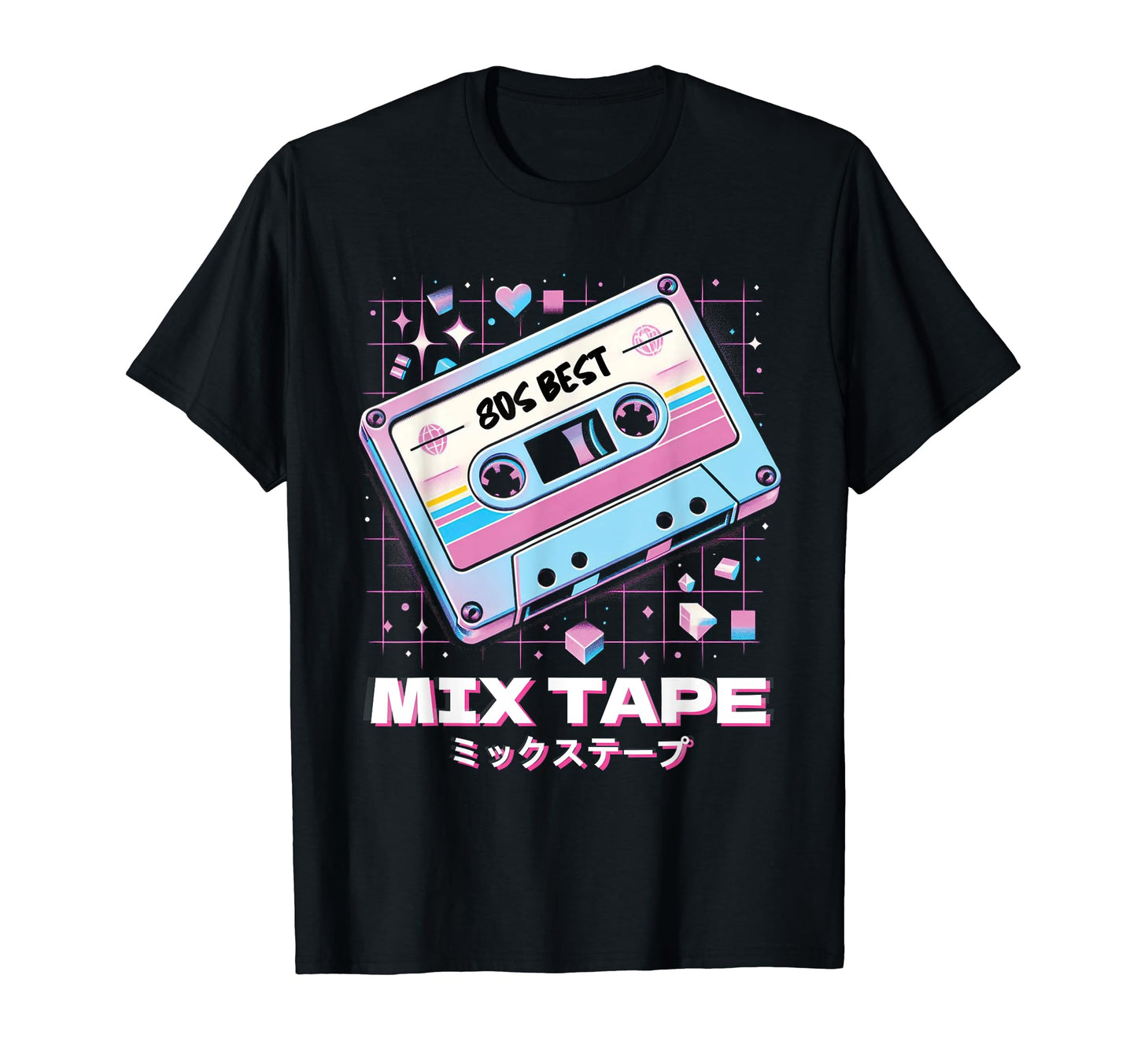 Mixtape 80S Best Japanese Vaporwave T-Shirt - Unique Graphic Unisex - T-Shirt, Sweatshirt, Hoodie