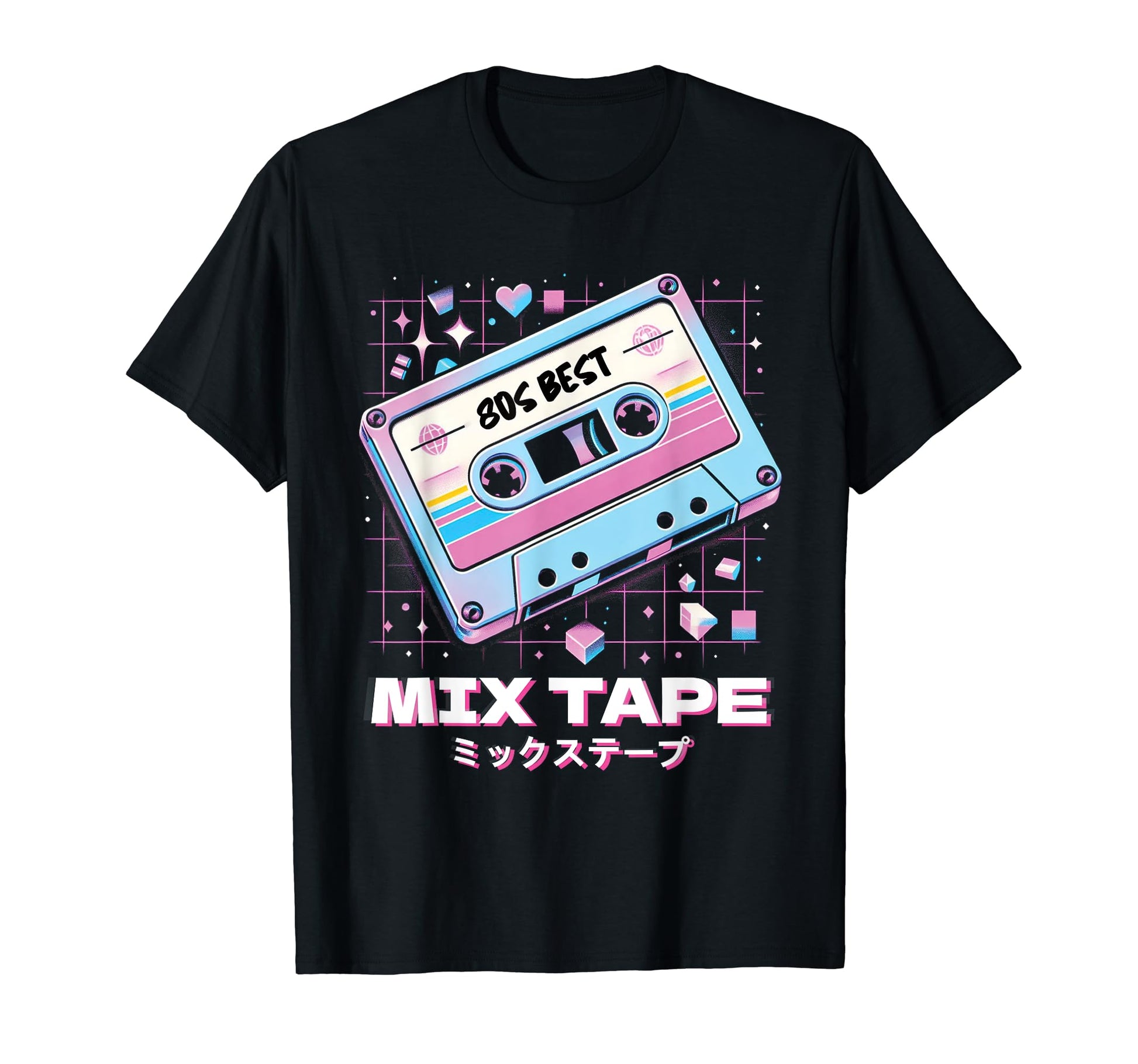 Mixtape 80S Best Japanese Vaporwave T-Shirt - Unique Graphic Unisex - T-Shirt, Sweatshirt, Hoodie