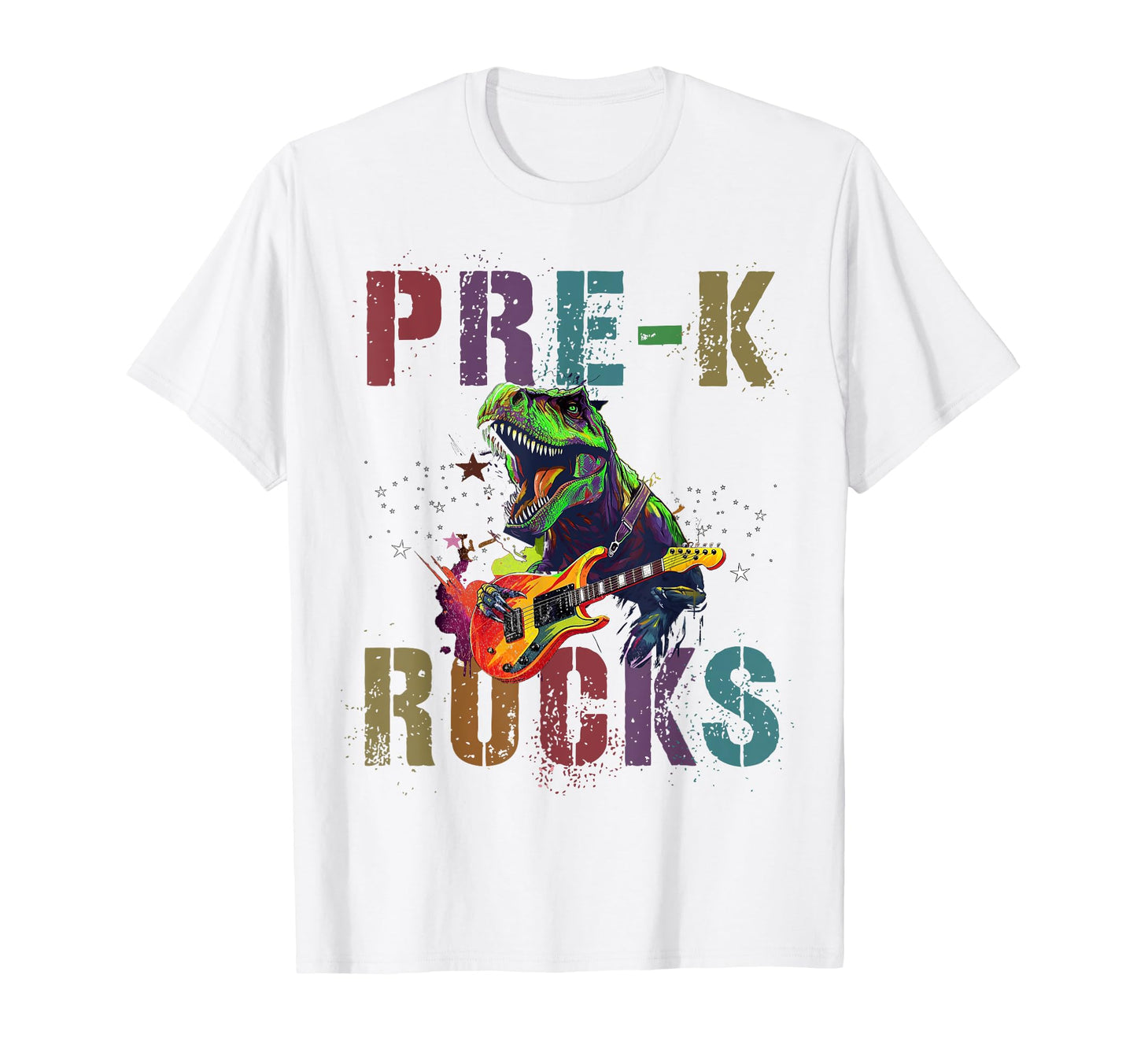 Pre K Rocks Teacher Rockstar Crew Prek T-Shirt - Graphic Print Men Women - T-Shirt, Sweatshirt, Hoodie