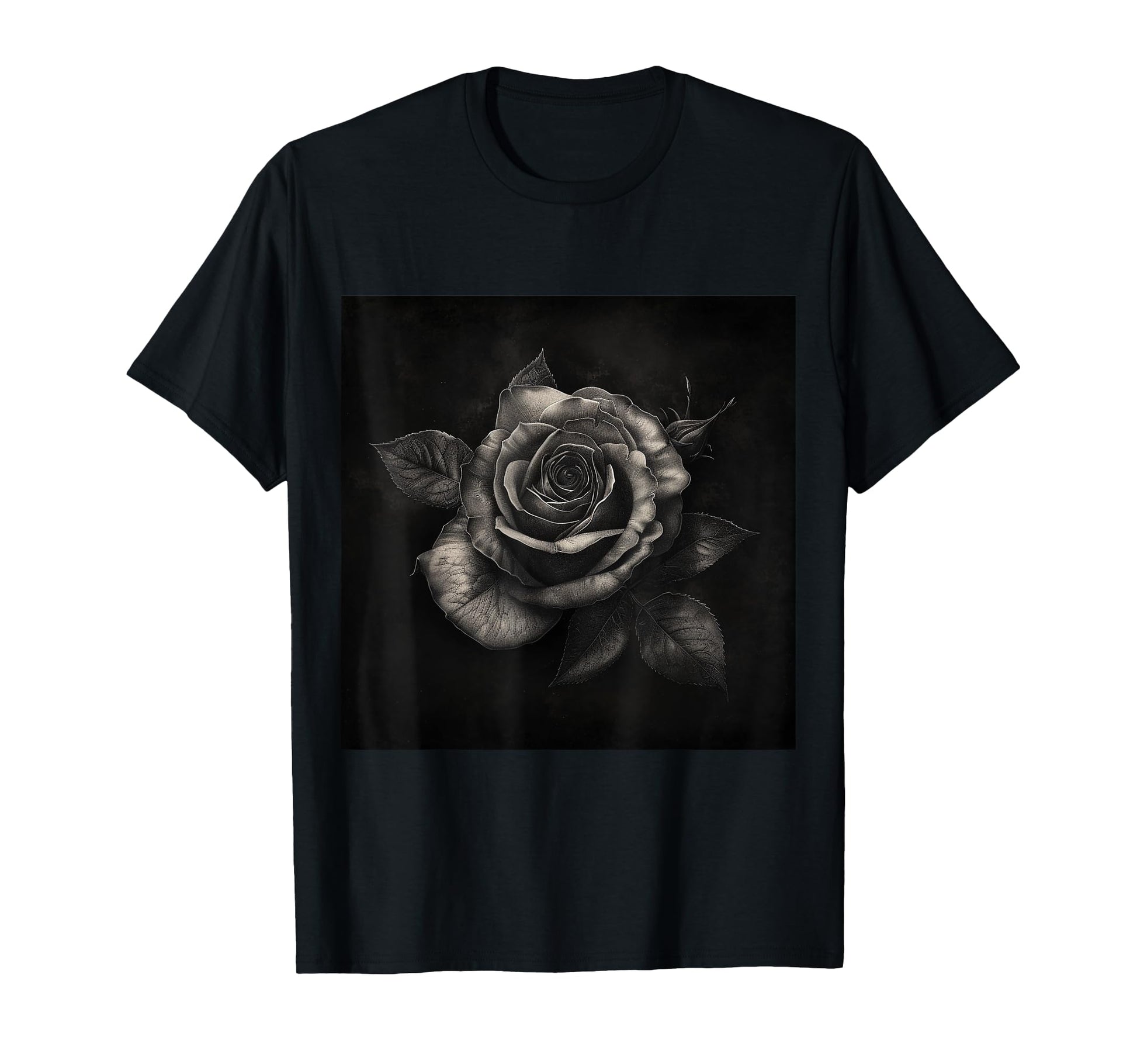 Floral Pattern Gift Flower Tattoo Rose T-Shirt - Novelty Apparel for Adults - T-Shirt, Sweatshirt, Hoodie
