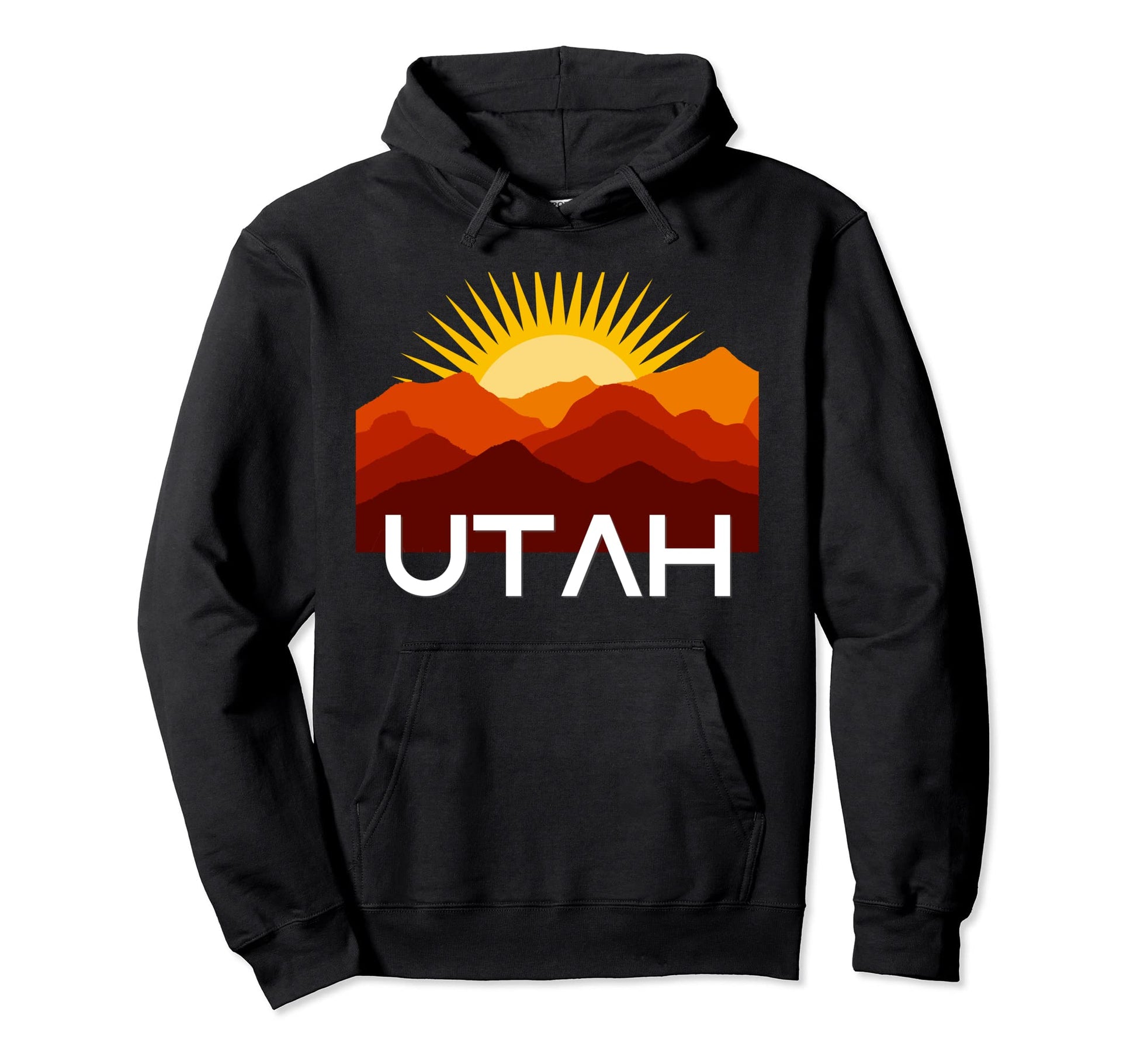 Utah Desert Sun Souvenir Southwestern Hoodie - Custom Art Print Unisex - T-Shirt, Sweatshirt, Hoodie