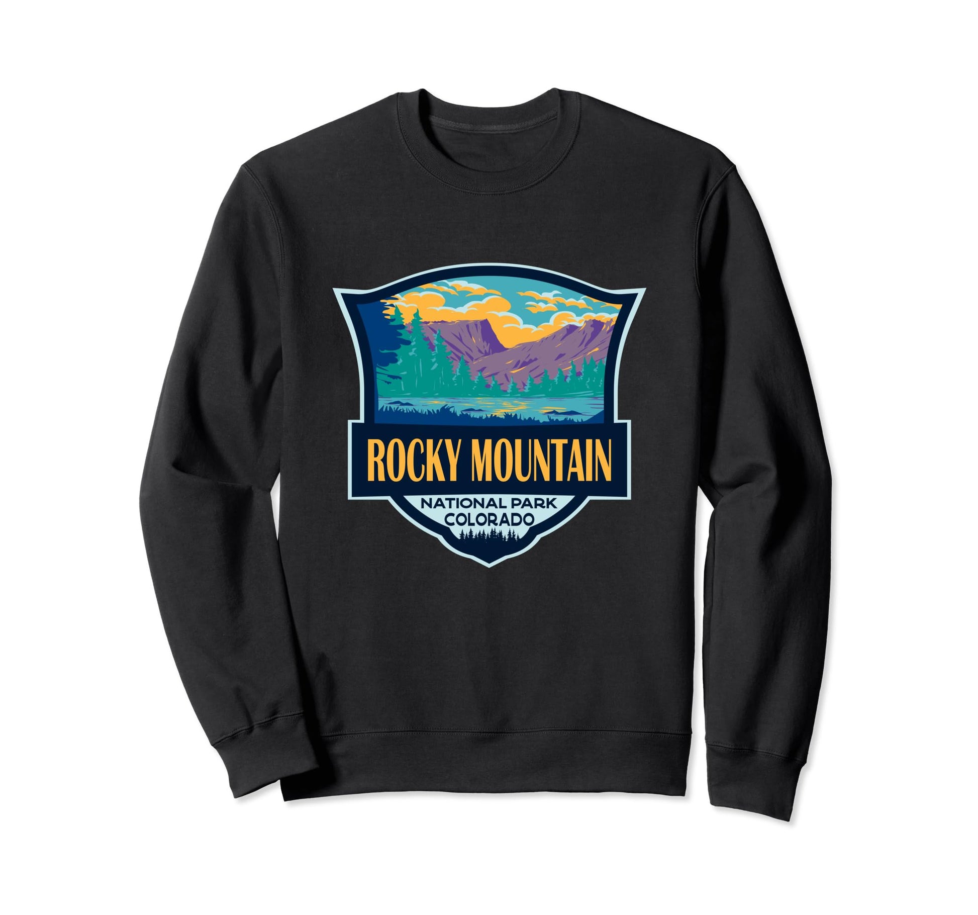 Rocky Mountain National Park Sweatshirt - Minimalist Print for Adults - T-Shirt, Sweatshirt, Hoodie