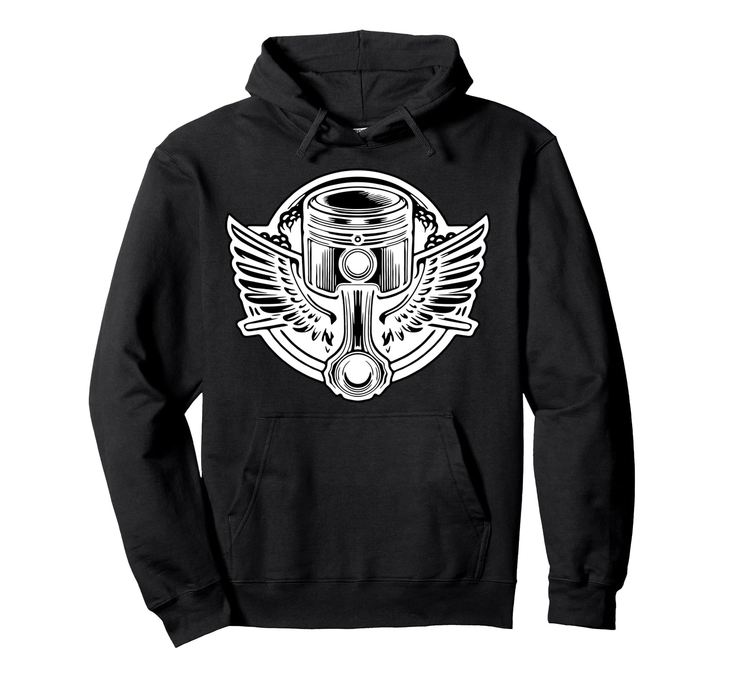 Us Flag American Motorcycle Biker Hoodie - Trendy Graphic Unisex - T-Shirt, Sweatshirt, Hoodie