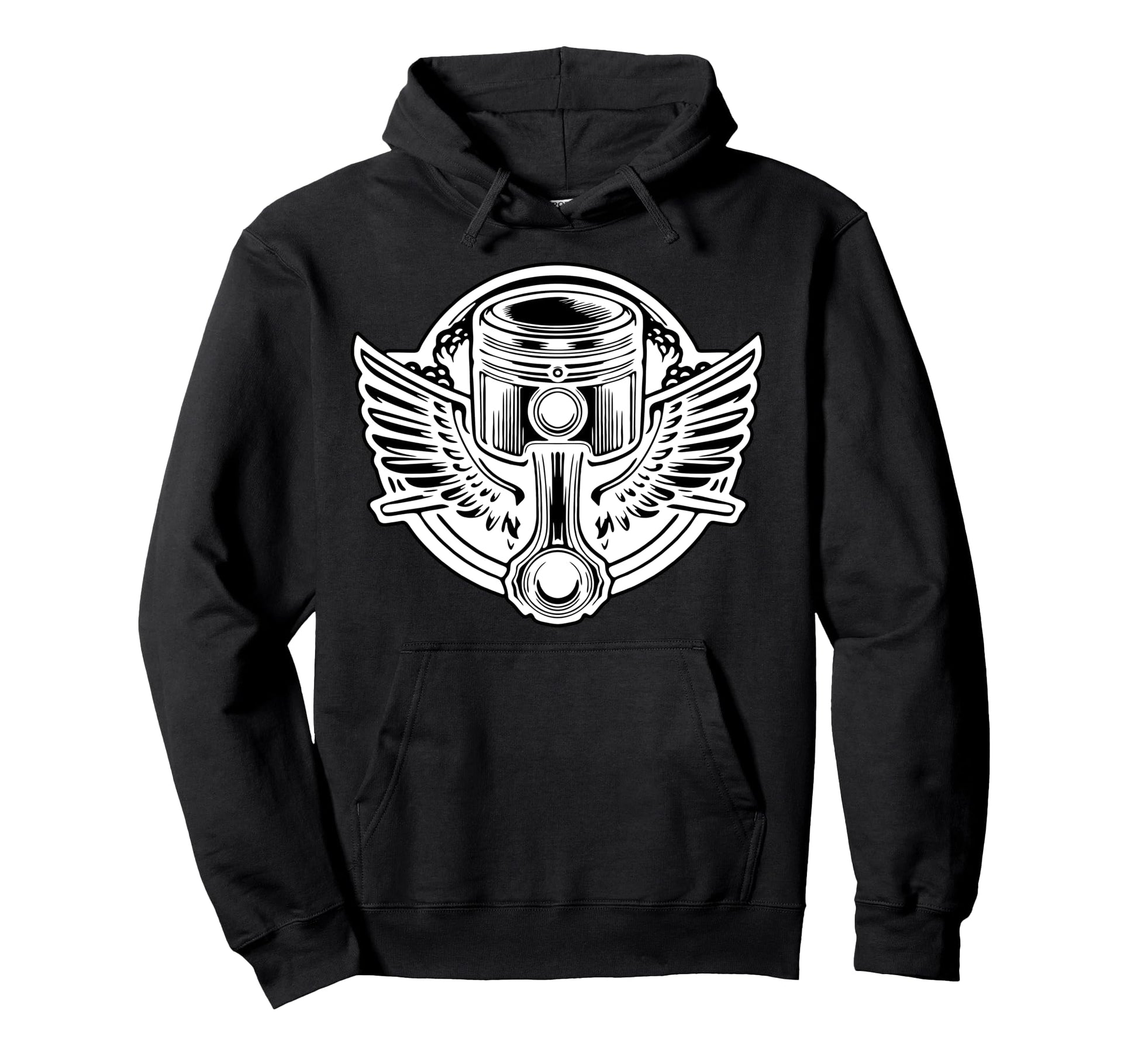 Us Flag American Motorcycle Biker Hoodie - Trendy Graphic Unisex - T-Shirt, Sweatshirt, Hoodie