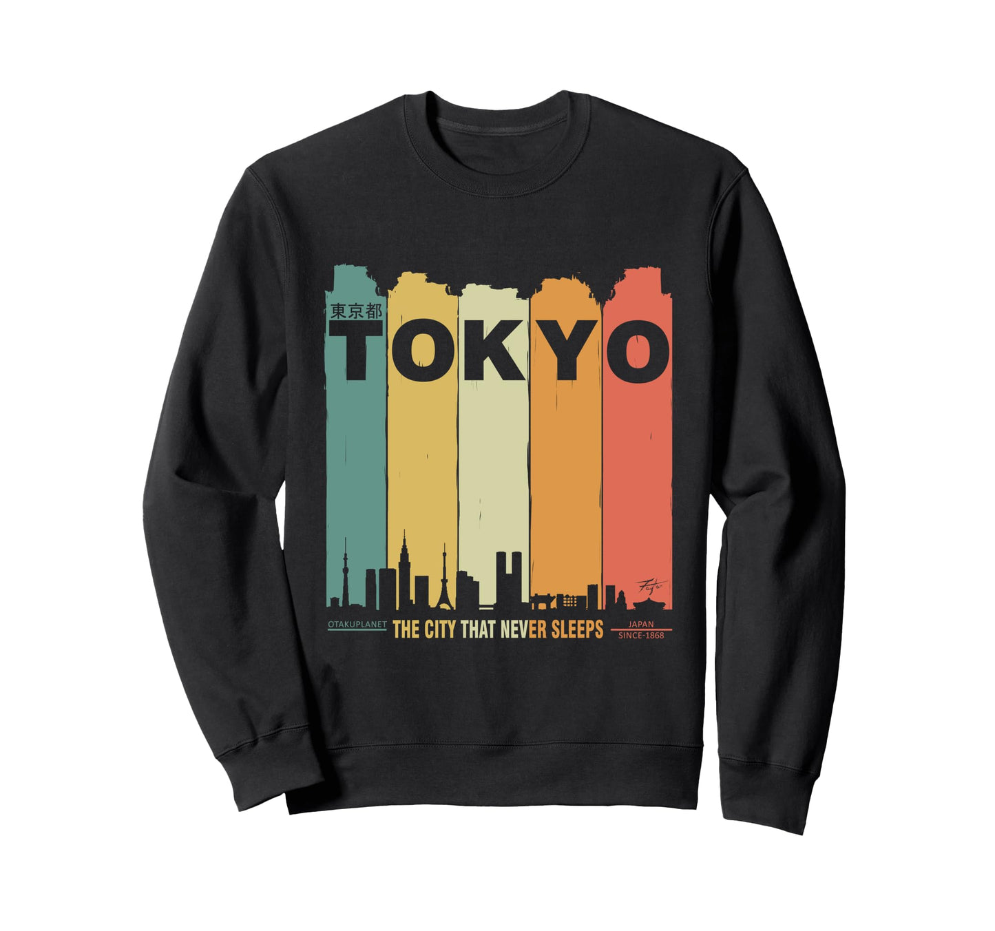 Vaporwave Tokyo Japan Aesthetic Sweatshirt - Novelty Apparel Men Women - T-Shirt, Sweatshirt, Hoodie