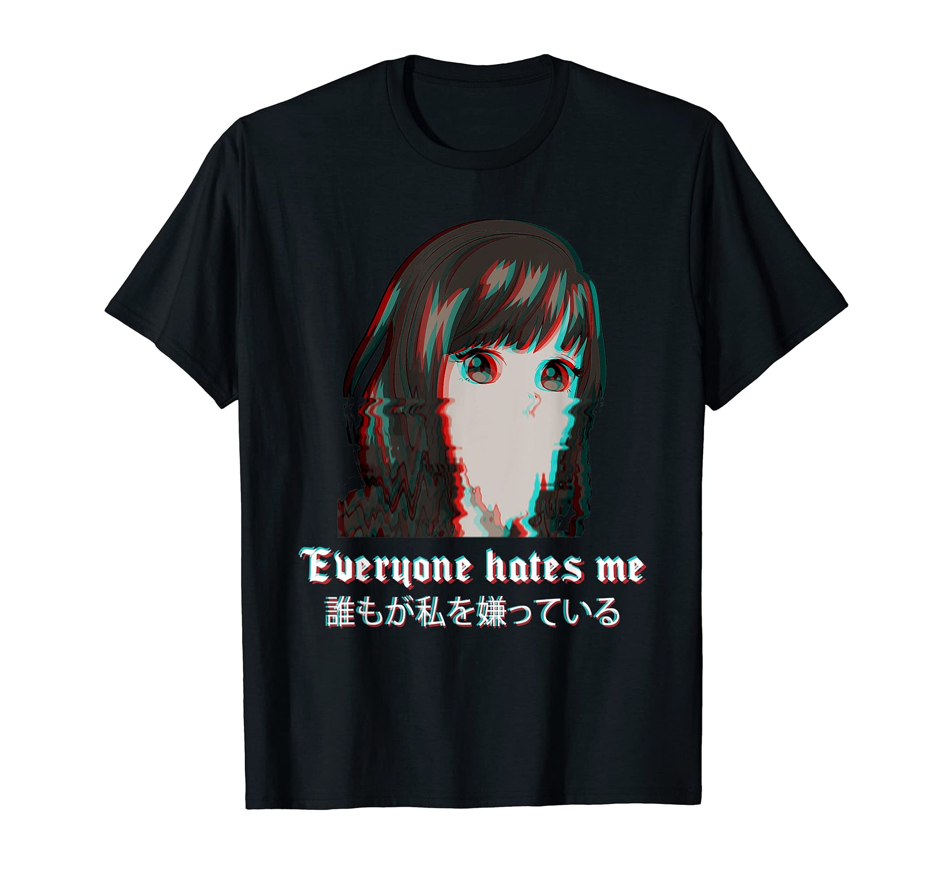 Everyone Hates Me Vaporwave Aesthetic E T-Shirt - Aesthetic Graphic Unisex - T-Shirt, Sweatshirt, Hoodie