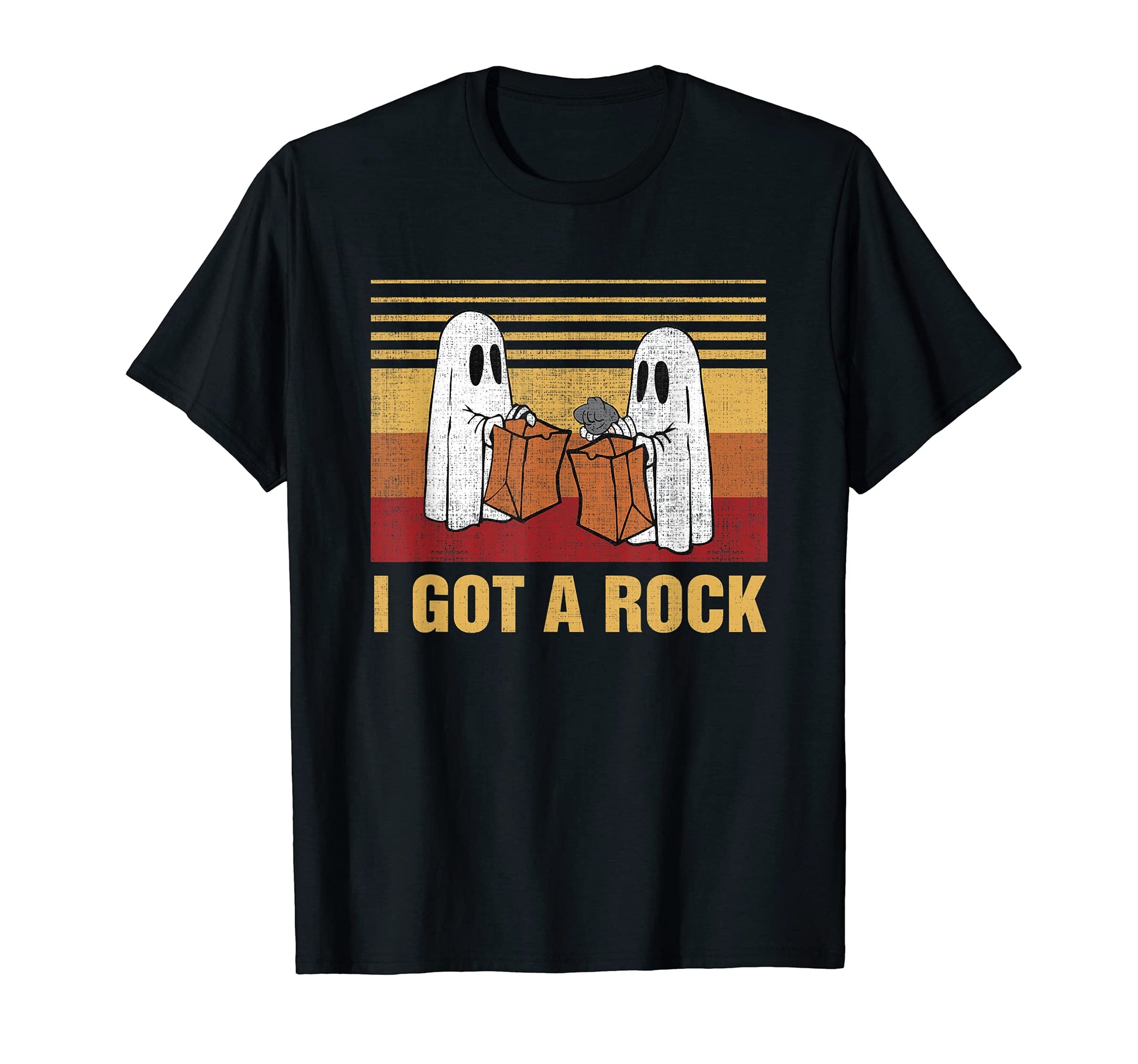 Sunset I Got Rock Halloween Vibes T-Shirt - Minimalist Print for Adults - T-Shirt, Sweatshirt, Hoodie